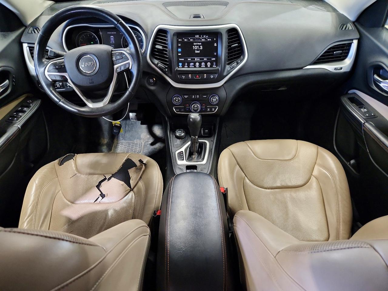 2015 Jeep Cherokee Limited Зеленый vin: 1C4PJMDS4FW567669