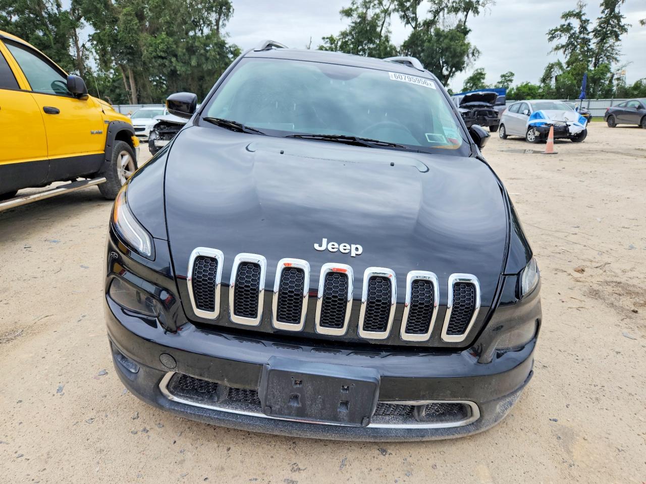 2015 Jeep Cherokee Limited Black vin: 1C4PJMDS4FW588618