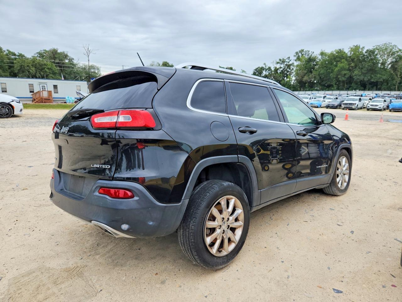 2015 Jeep Cherokee Limited Black vin: 1C4PJMDS4FW588618