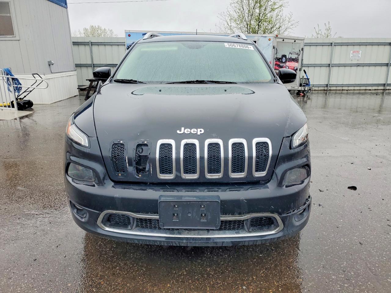 2015 Jeep Cherokee Limited Black vin: 1C4PJMDS4FW633766