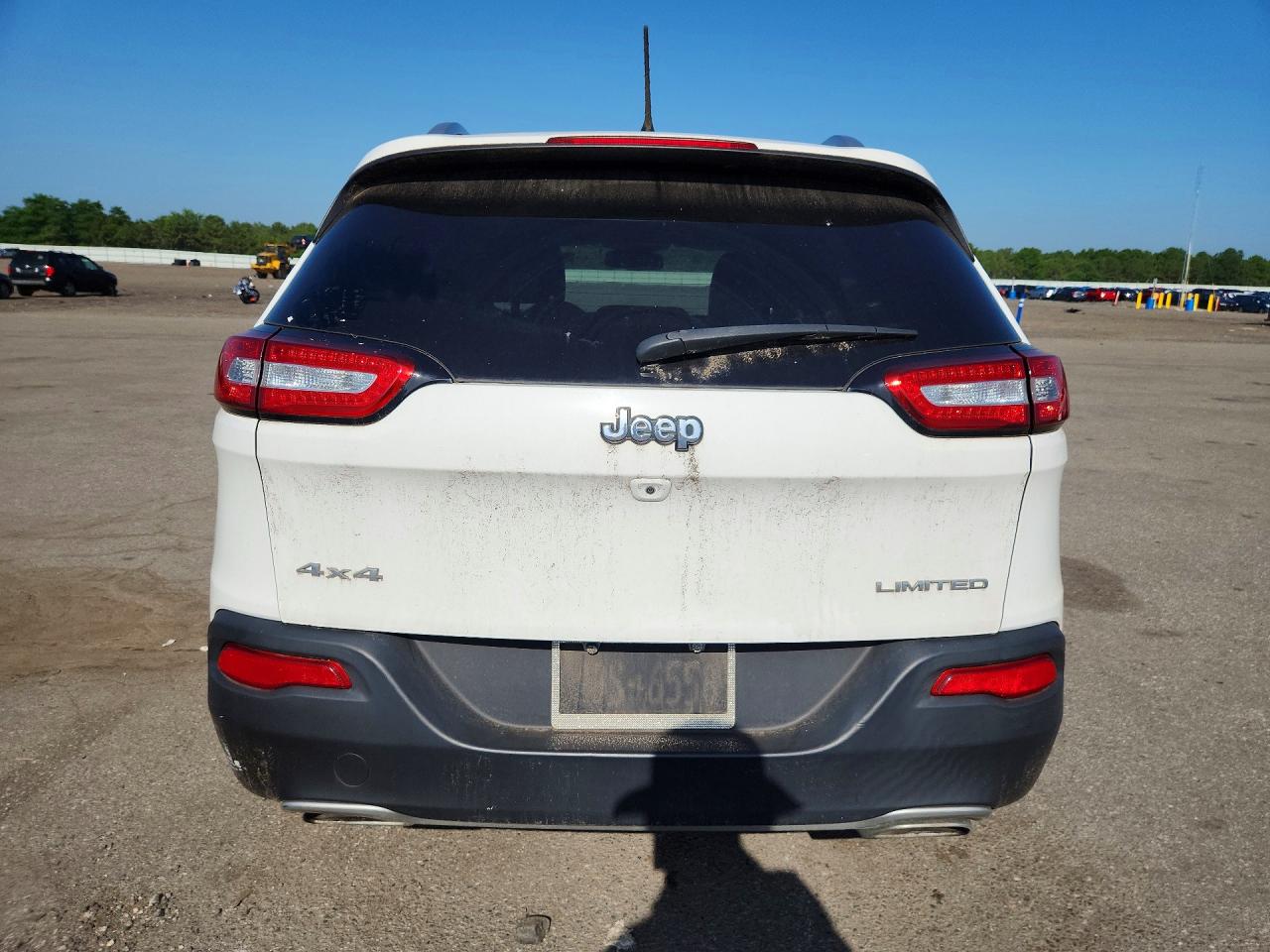 2015 Jeep Cherokee Limited White vin: 1C4PJMDS4FW710698