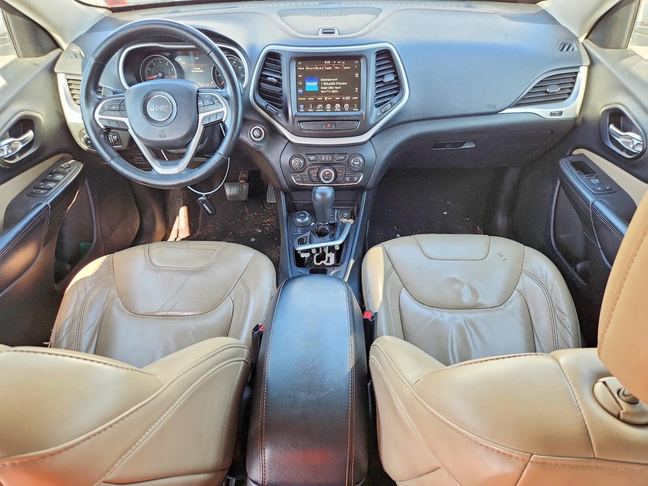 2015 Jeep Cherokee Limited White vin: 1C4PJMDS4FW710698