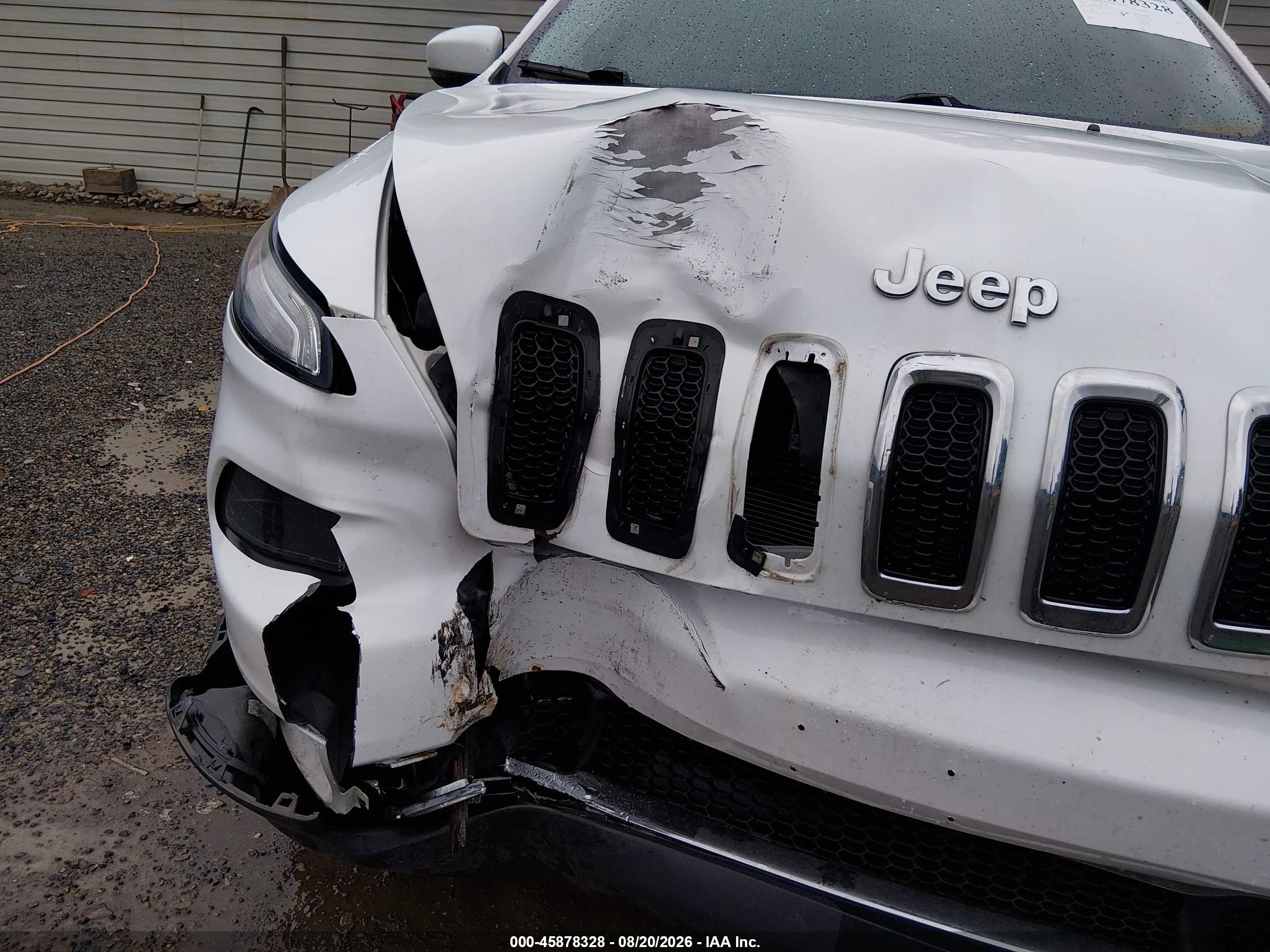 2015 Jeep Cherokee Limited White vin: 1C4PJMDS4FW719921