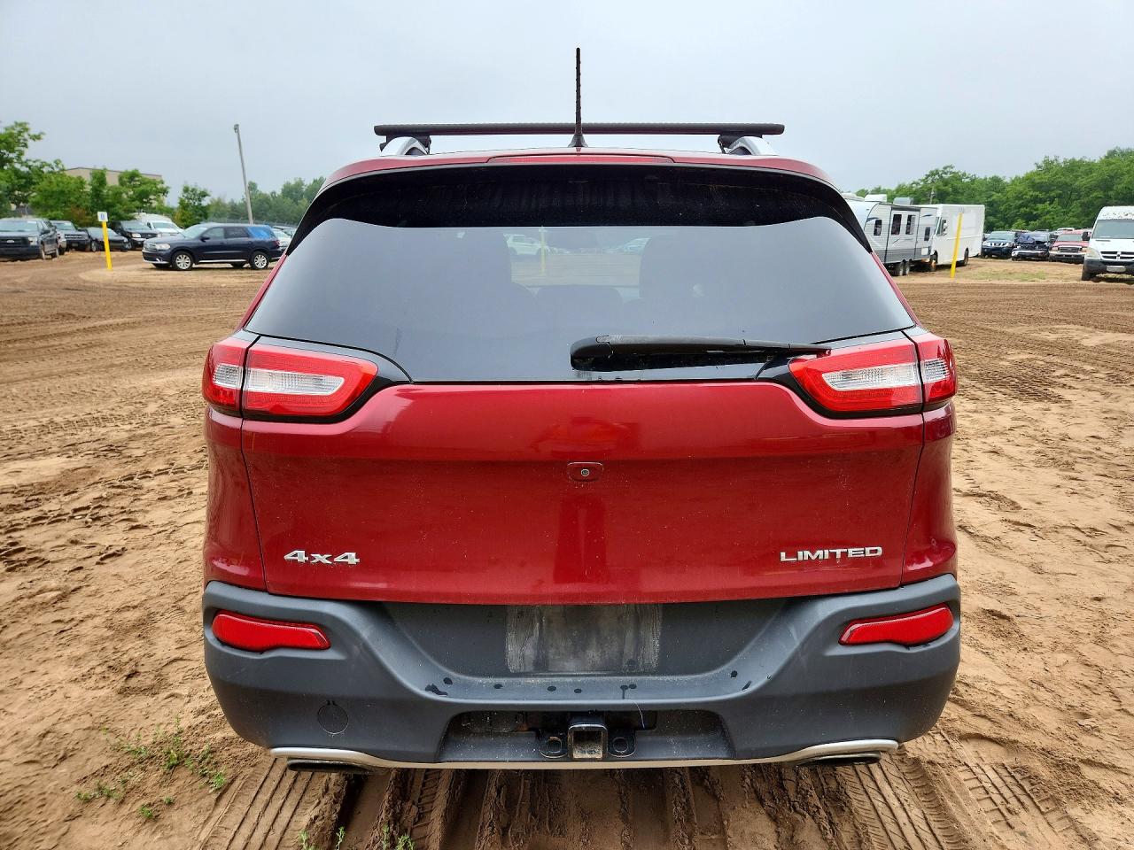 2015 Jeep Cherokee Limited Red vin: 1C4PJMDS4FW740722