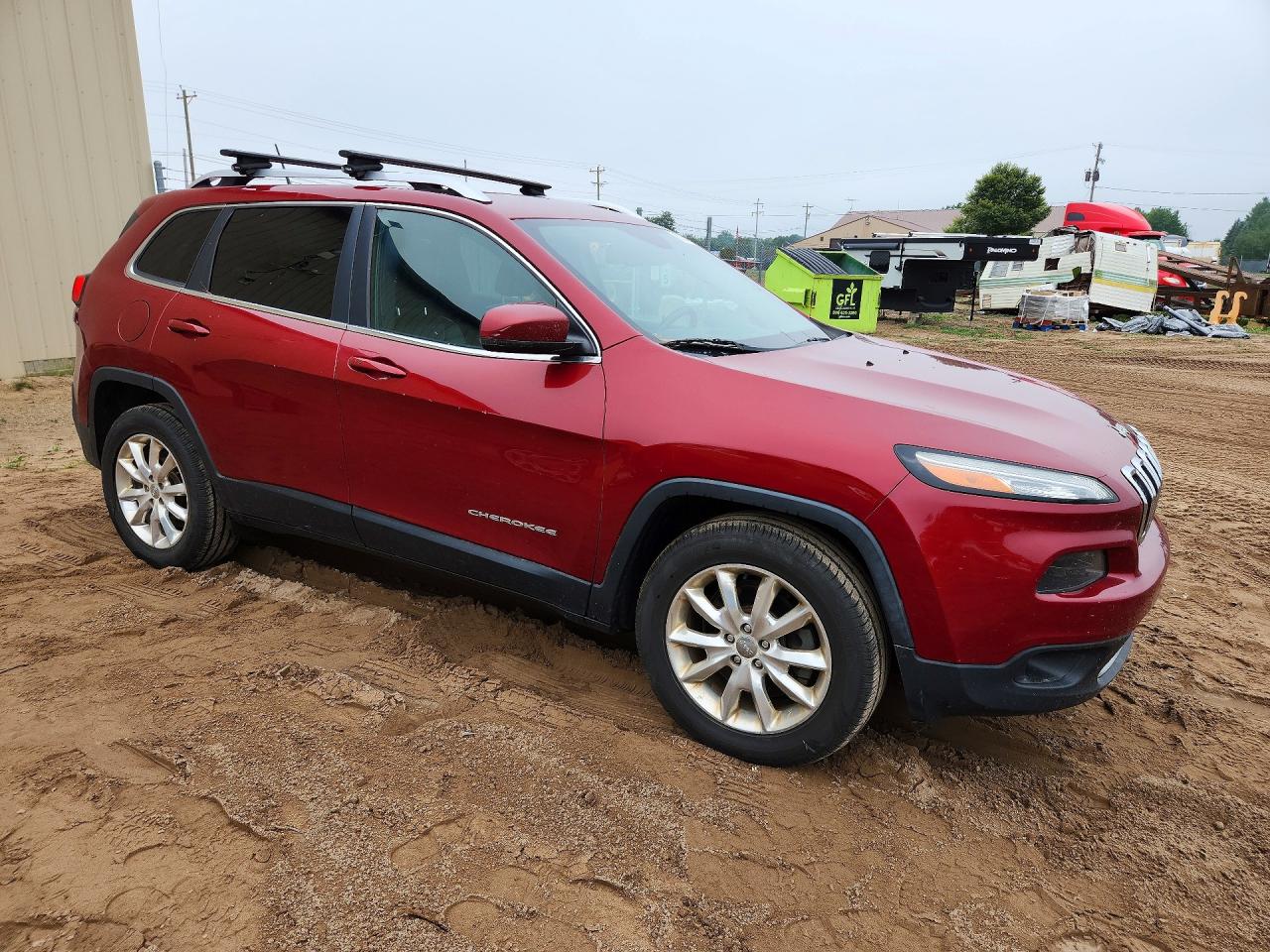 2015 Jeep Cherokee Limited Red vin: 1C4PJMDS4FW740722