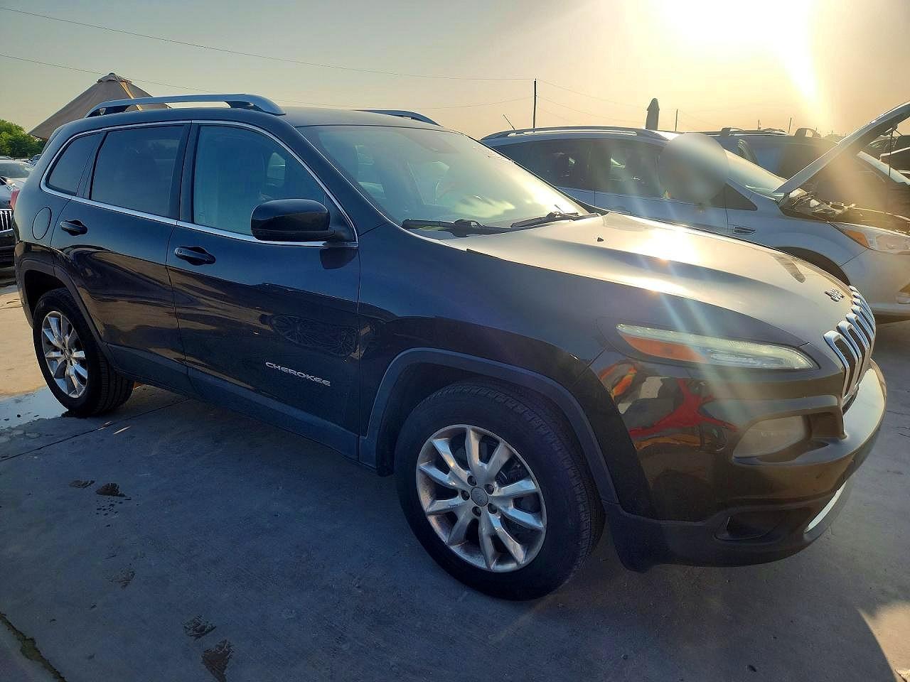 2014 Jeep Cherokee Limited Black vin: 1C4PJMDS5EW210533
