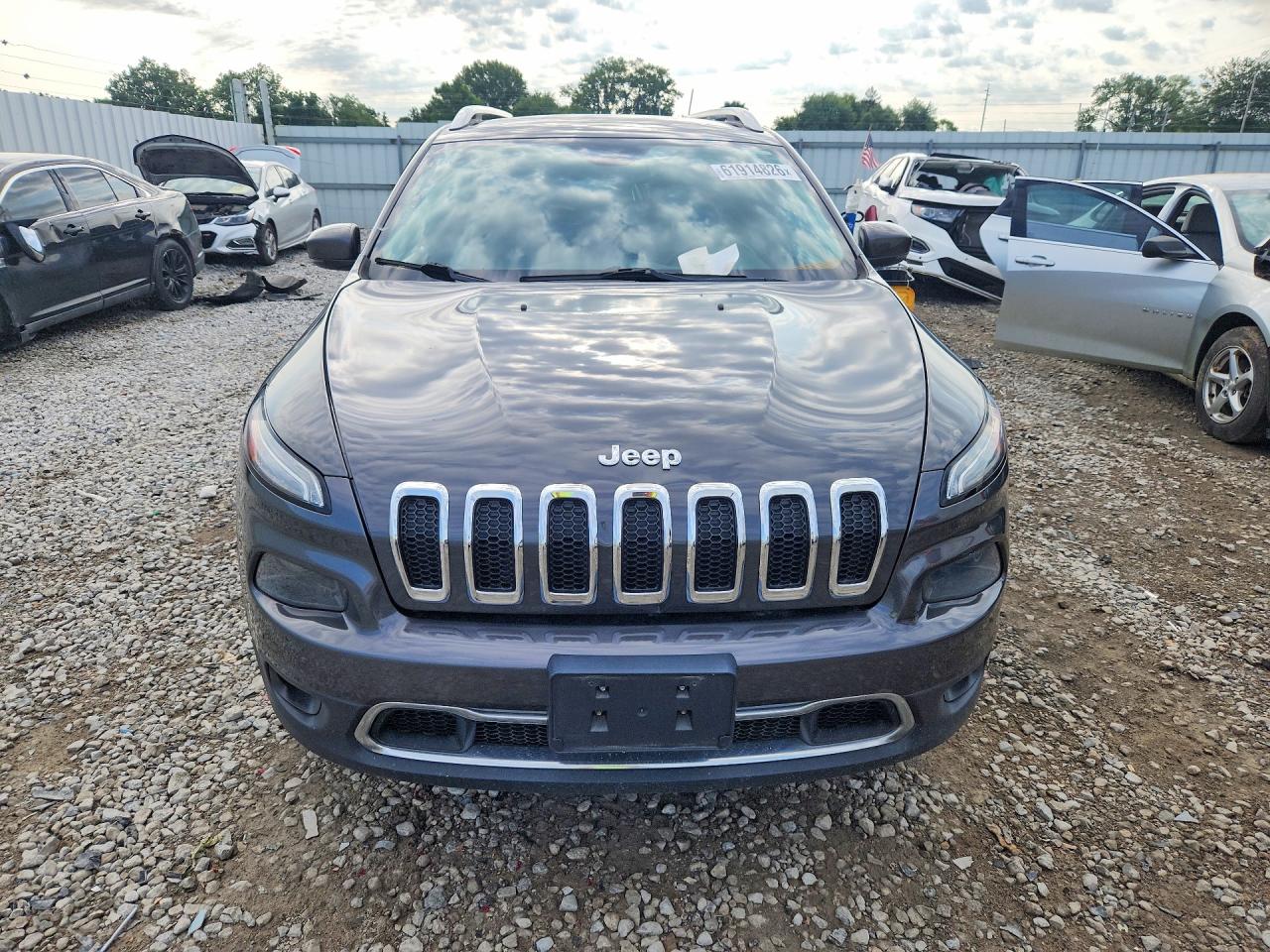 2014 Jeep Cherokee Limited Gray vin: 1C4PJMDS5EW218843