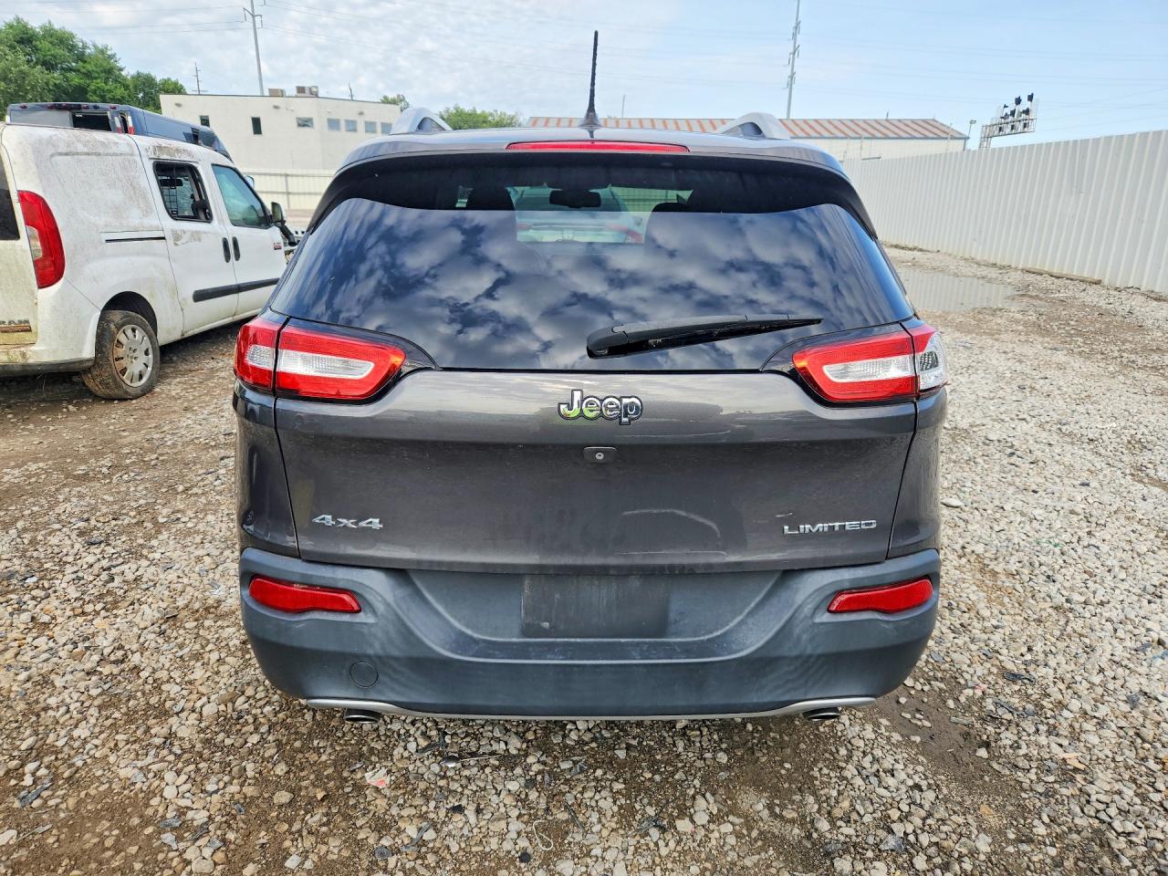 2014 Jeep Cherokee Limited Gray vin: 1C4PJMDS5EW218843