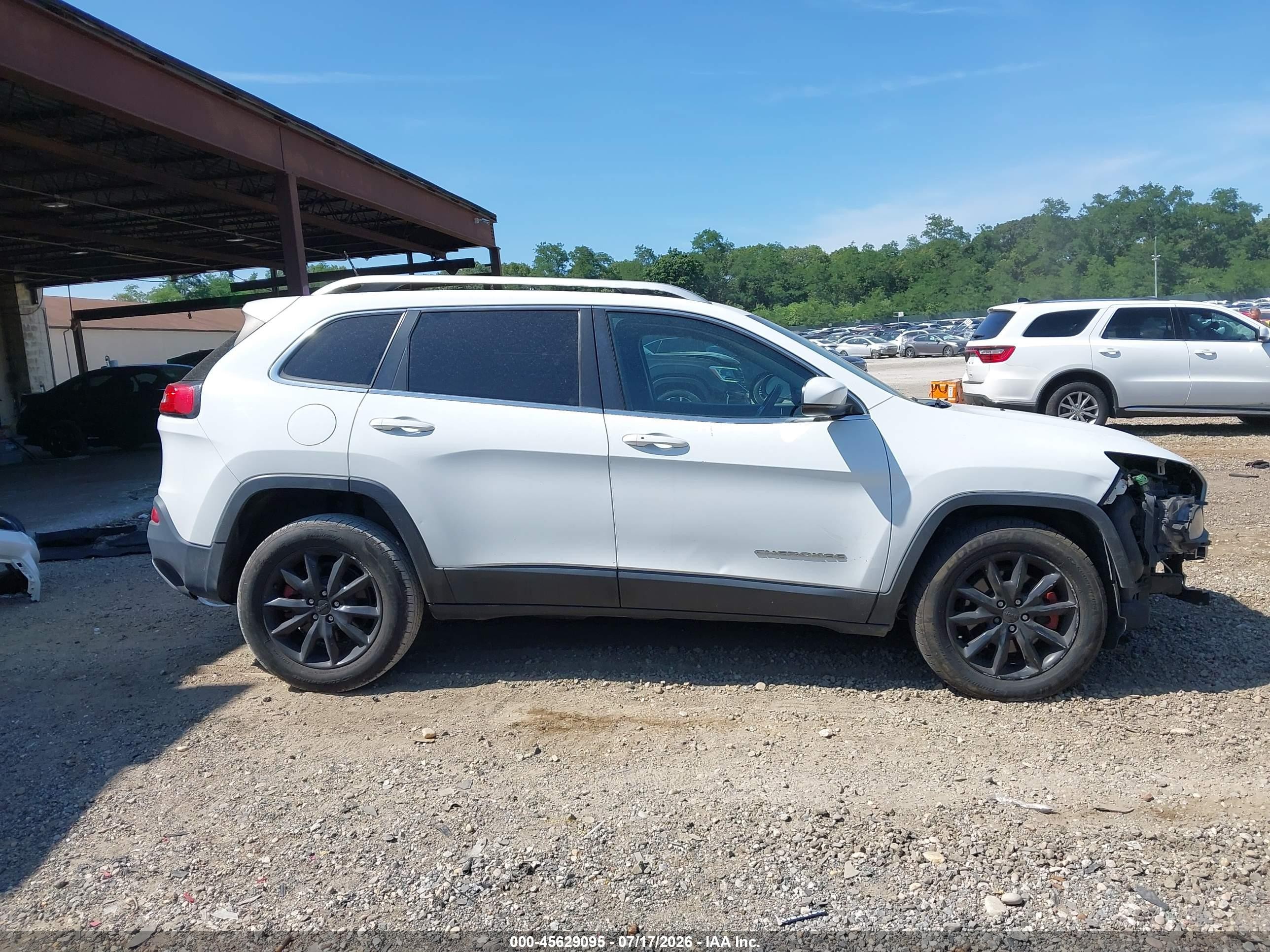 2014 Jeep Cherokee Limited White vin: 1C4PJMDS5EW280839