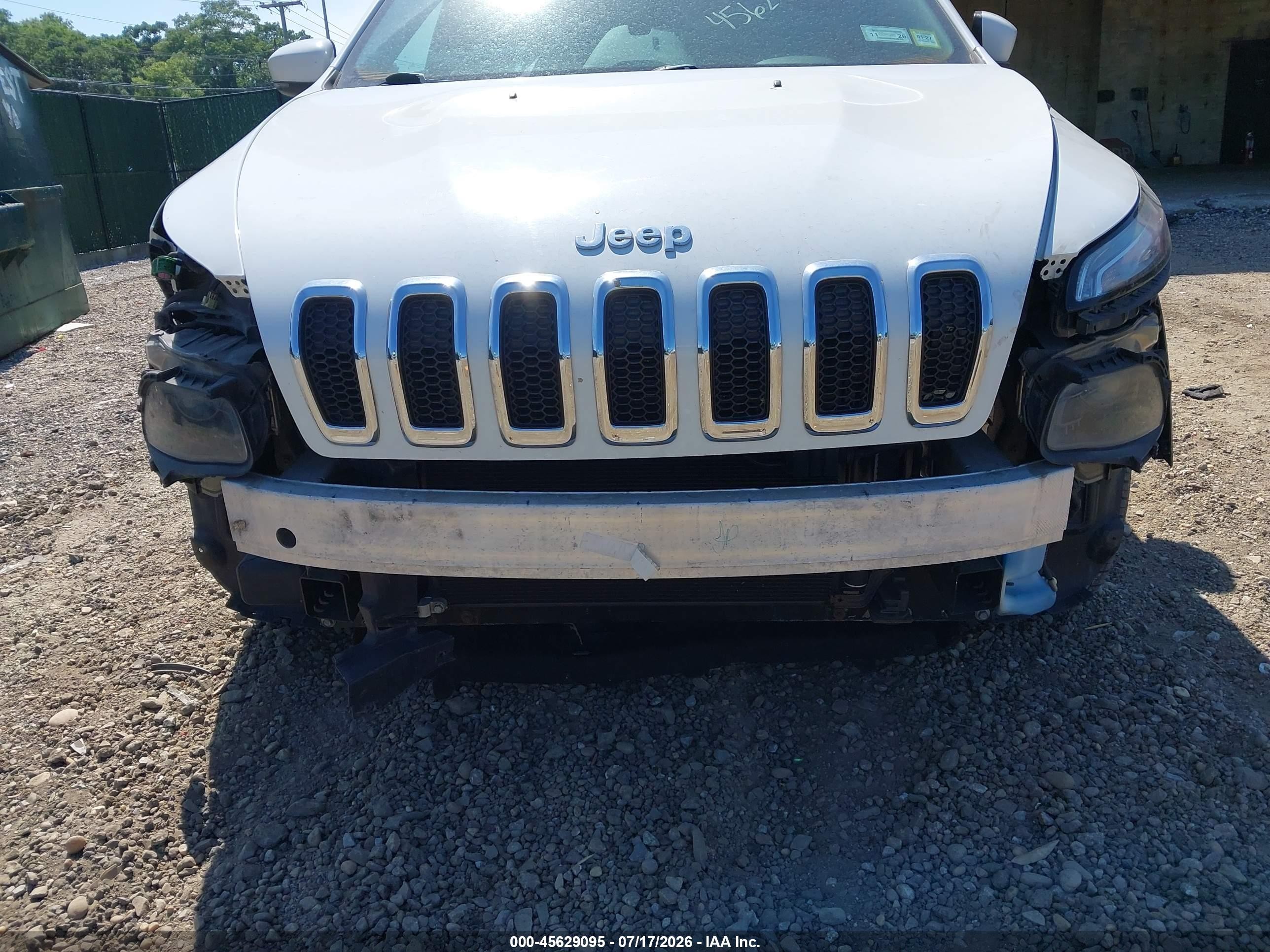 2014 Jeep Cherokee Limited White vin: 1C4PJMDS5EW280839