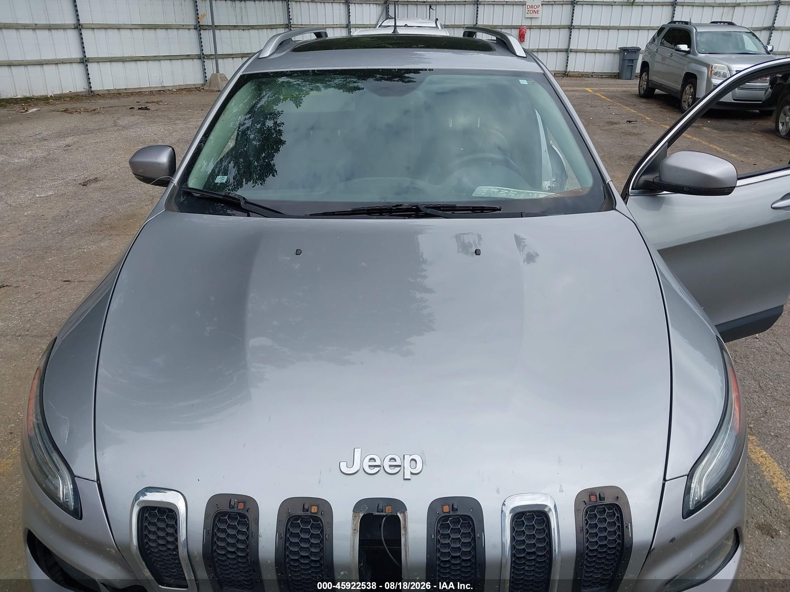 2015 Jeep Cherokee Limited Gray vin: 1C4PJMDS5FW522904
