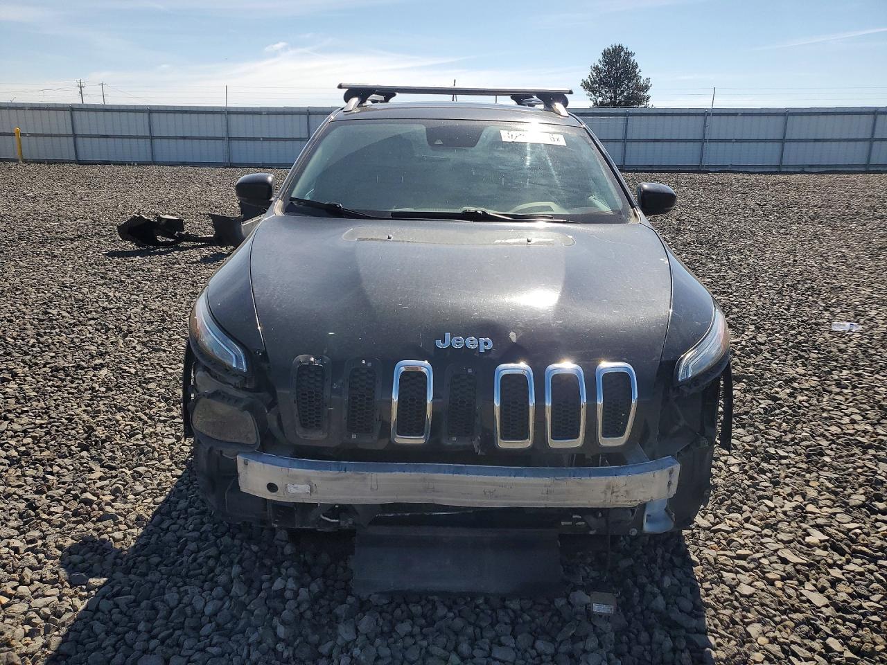 2015 Jeep Cherokee Limited Black vin: 1C4PJMDS5FW669028