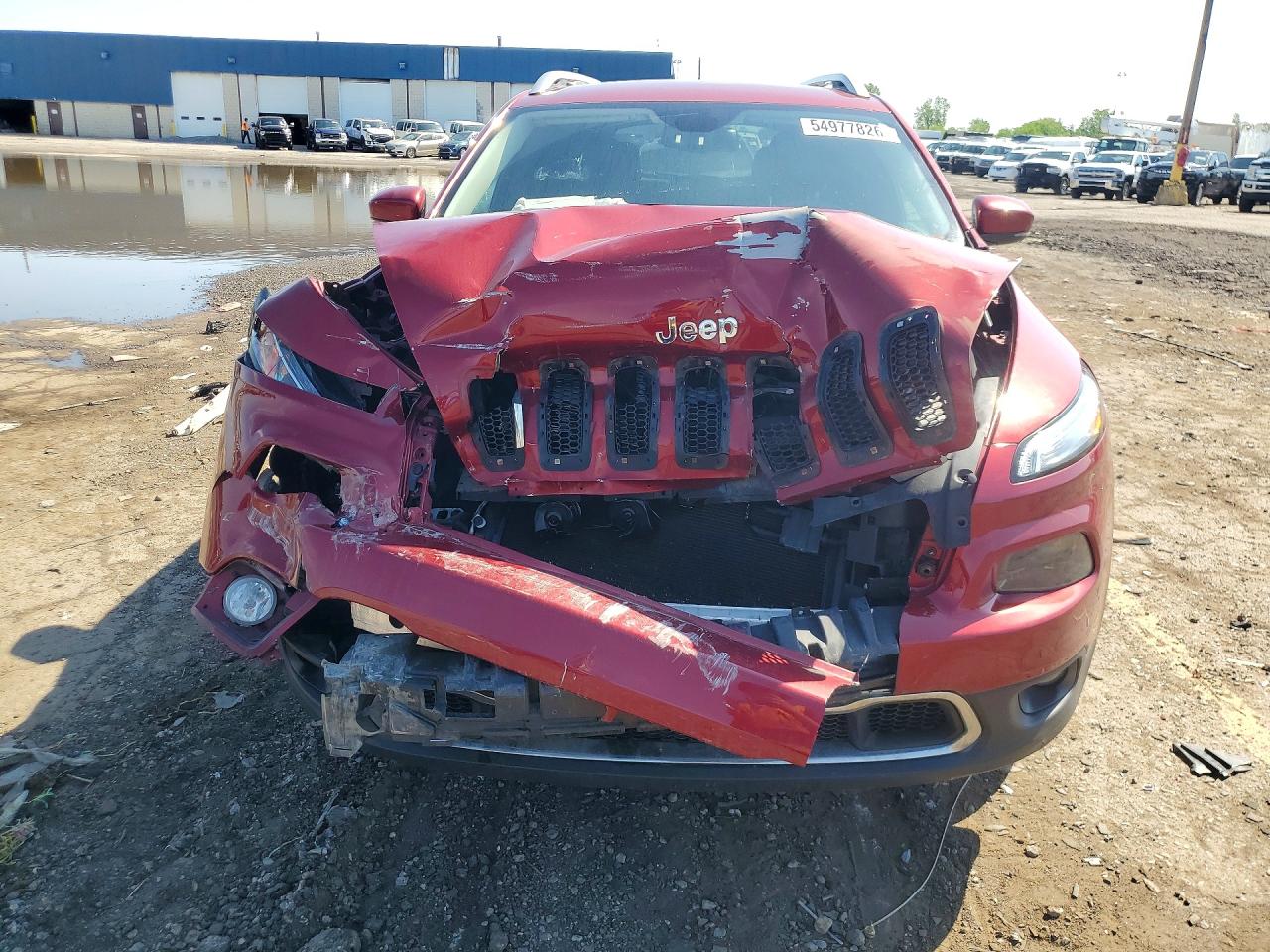 2015 Jeep Cherokee Limited Red vin: 1C4PJMDS5FW703632