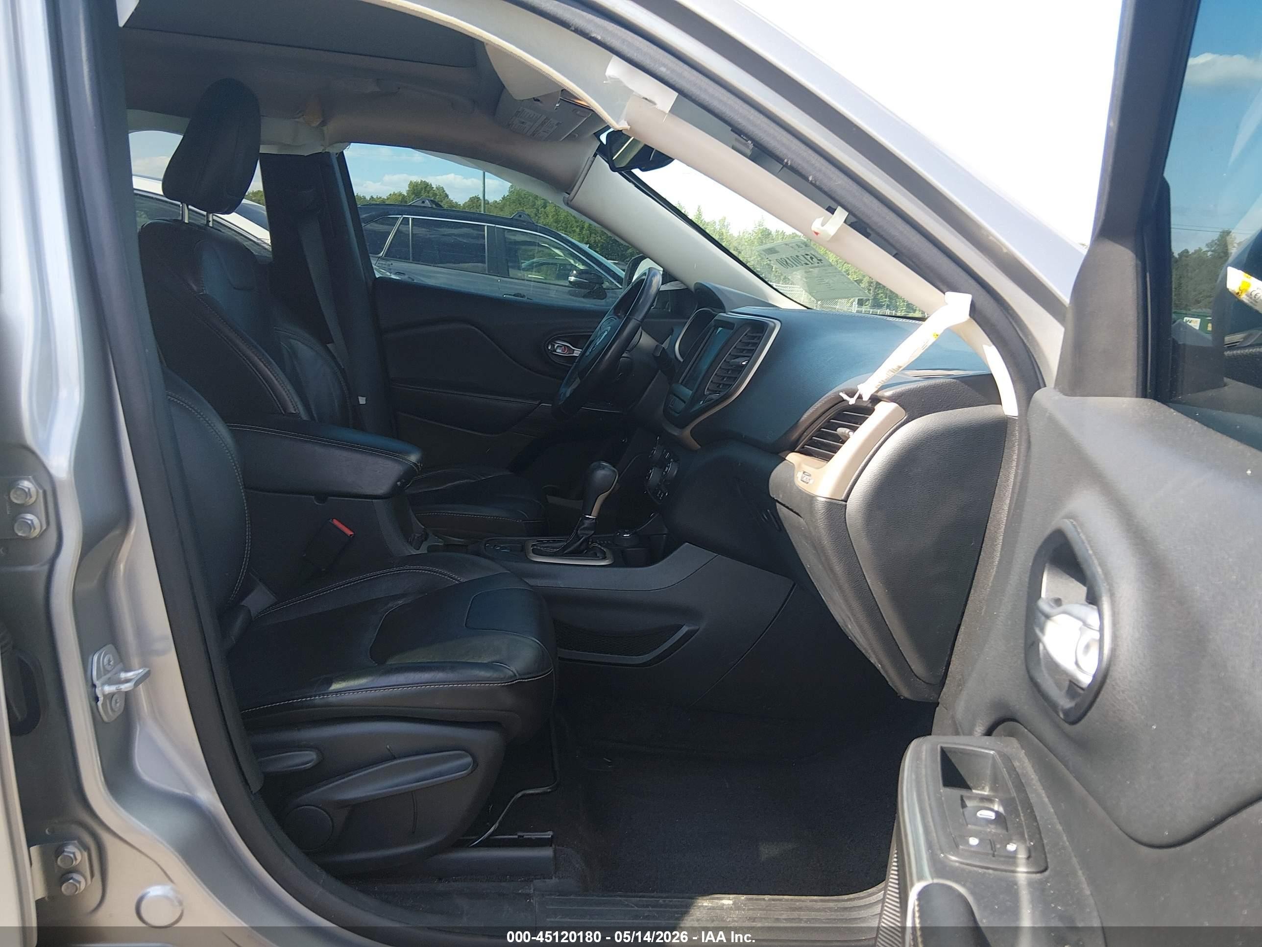 2015 Jeep Cherokee Limited Silver vin: 1C4PJMDS5FW706076