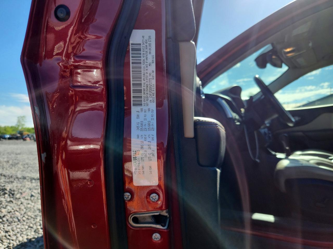 2015 Jeep Cherokee Limited Темно-бордовый vin: 1C4PJMDS5FW717773