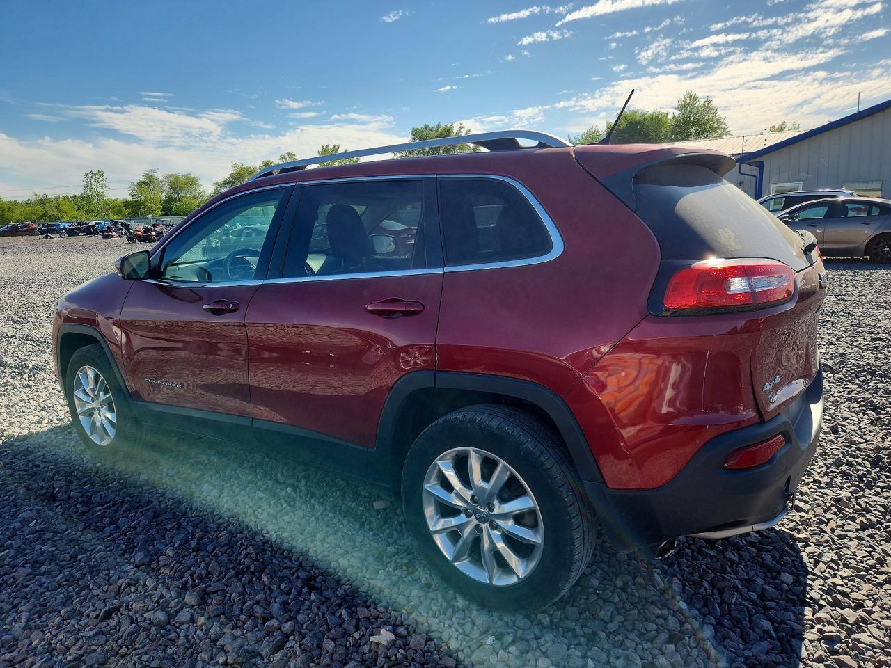 2015 Jeep Cherokee Limited Темно-бордовый vin: 1C4PJMDS5FW717773
