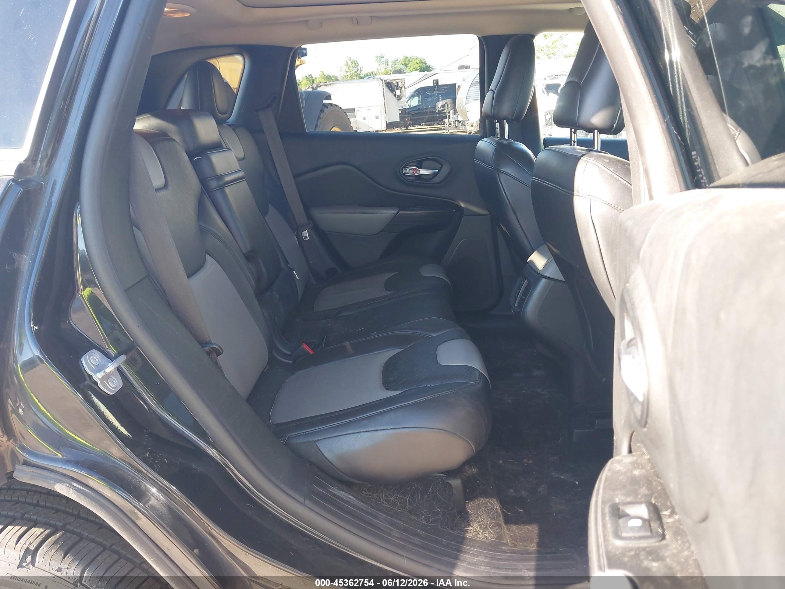 2014 Jeep Cherokee Limited Black vin: 1C4PJMDS6EW133994