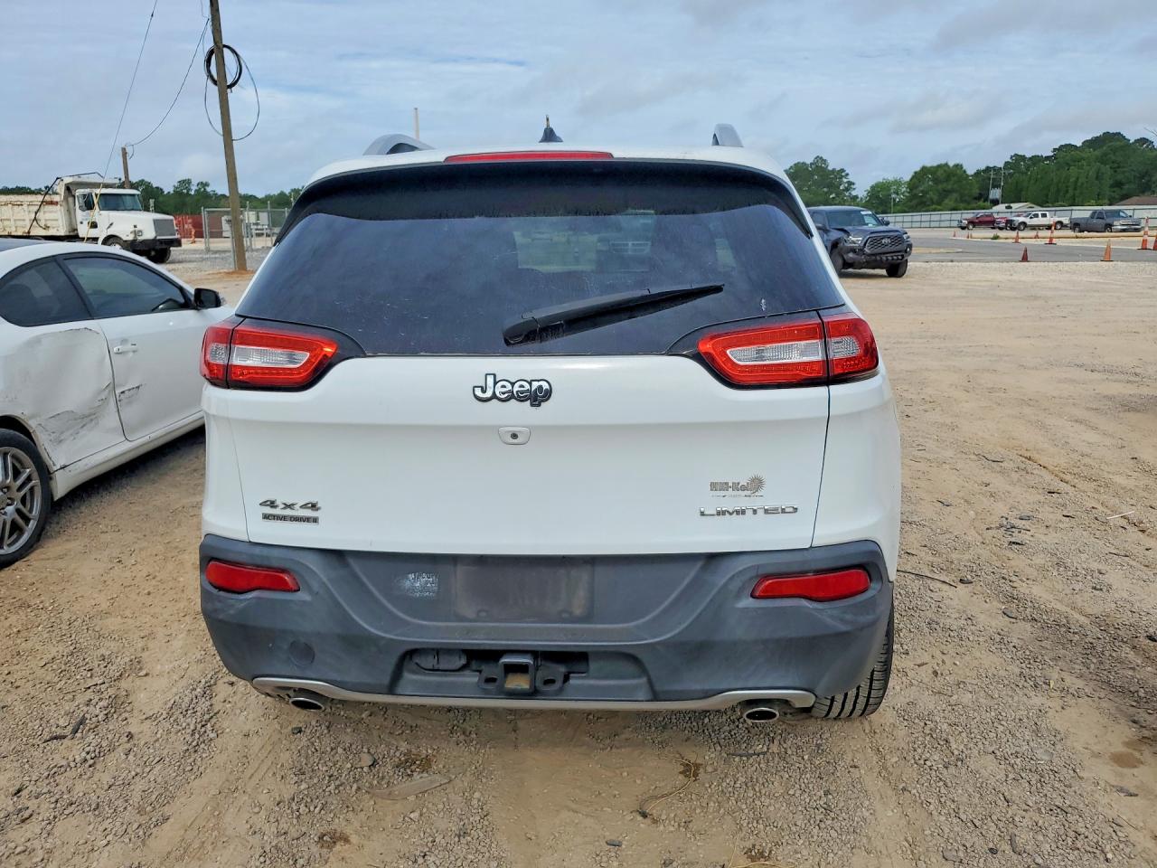 2014 Jeep Cherokee Limited White vin: 1C4PJMDS6EW169314