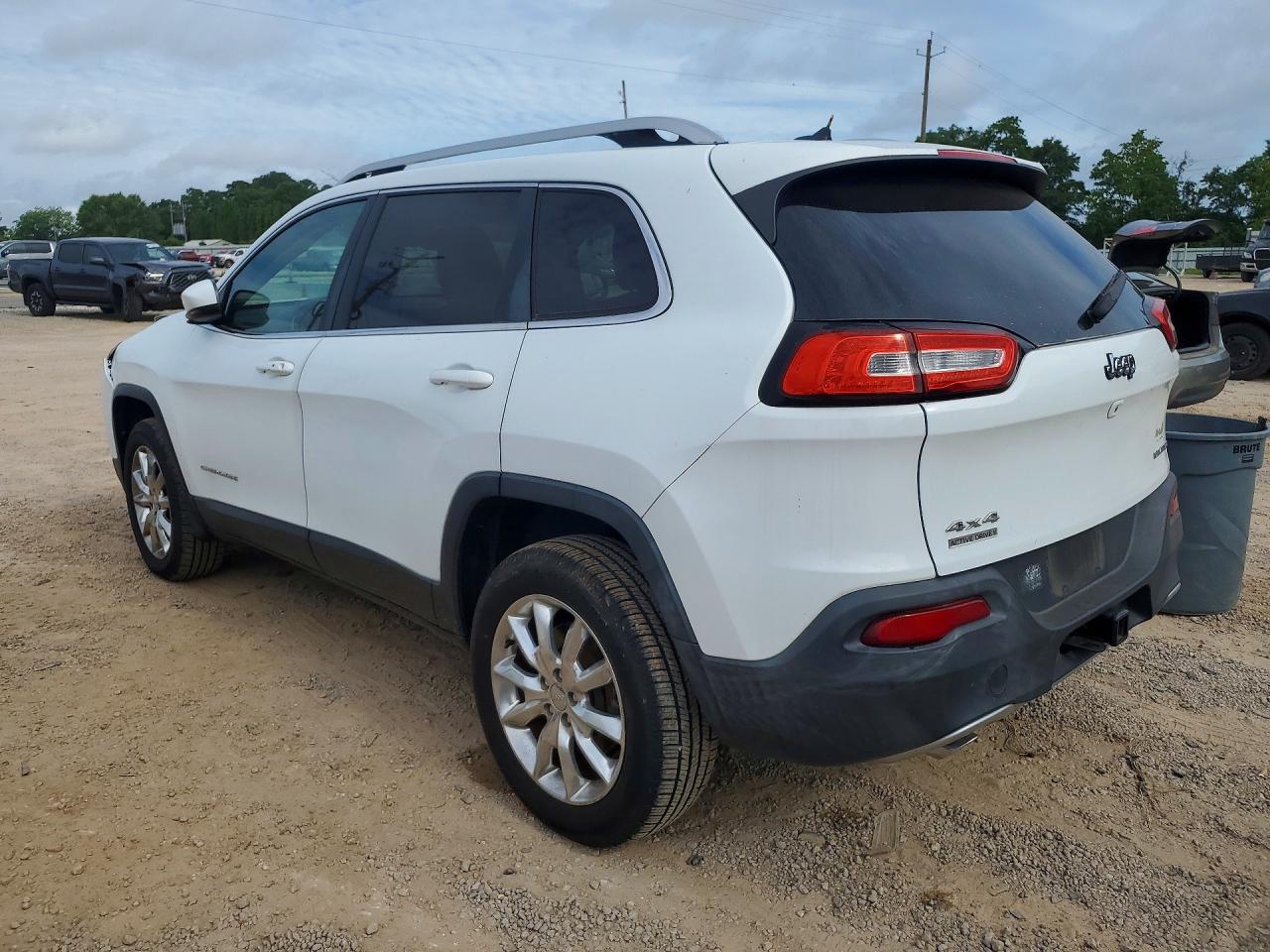 2014 Jeep Cherokee Limited White vin: 1C4PJMDS6EW169314