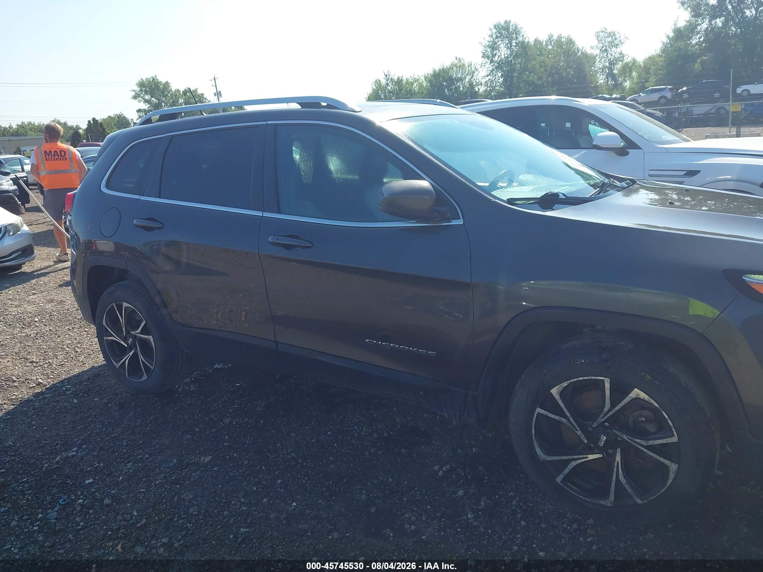 2014 Jeep Cherokee Limited Gray vin: 1C4PJMDS6EW198098