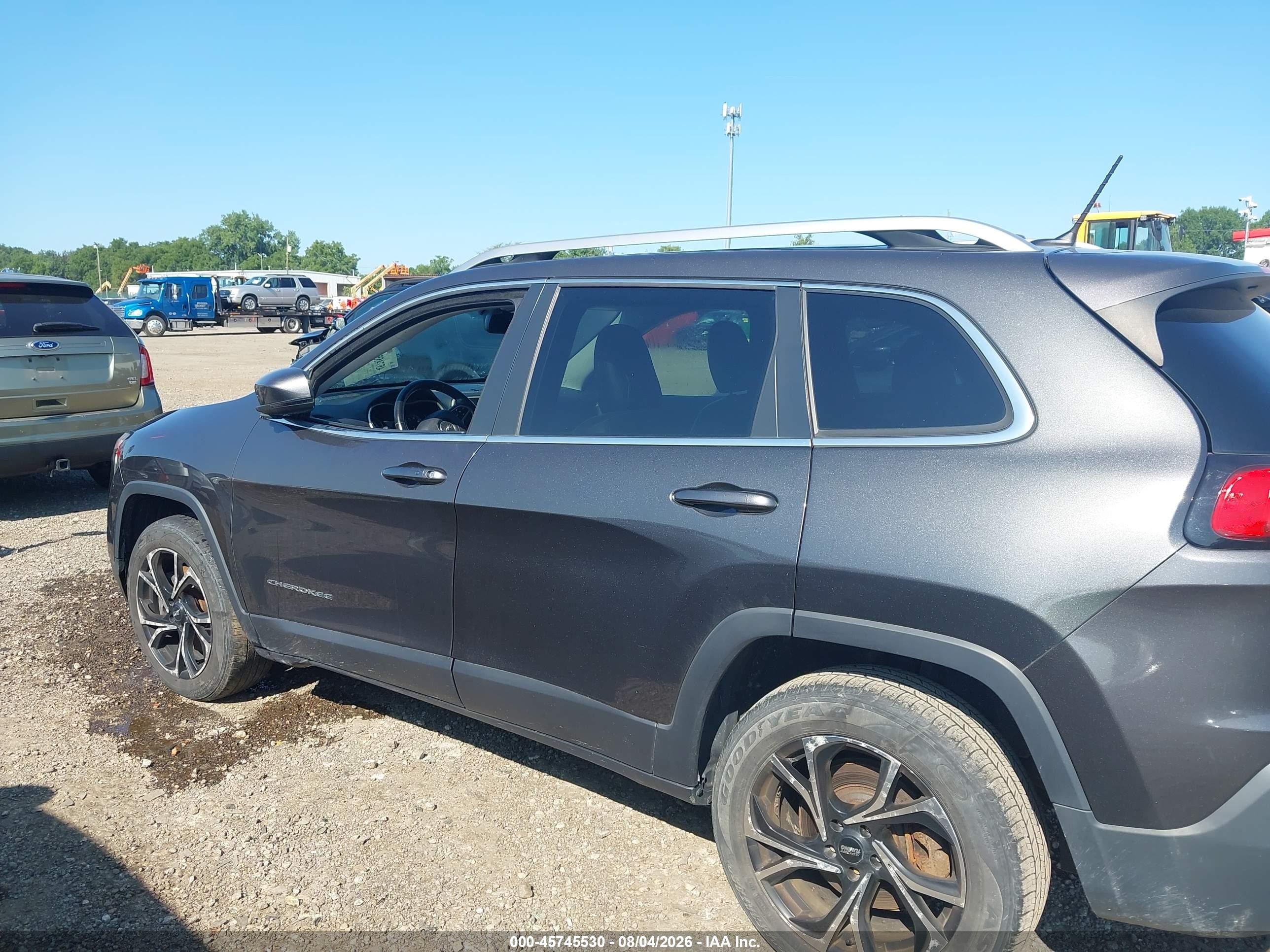 2014 Jeep Cherokee Limited Gray vin: 1C4PJMDS6EW198098