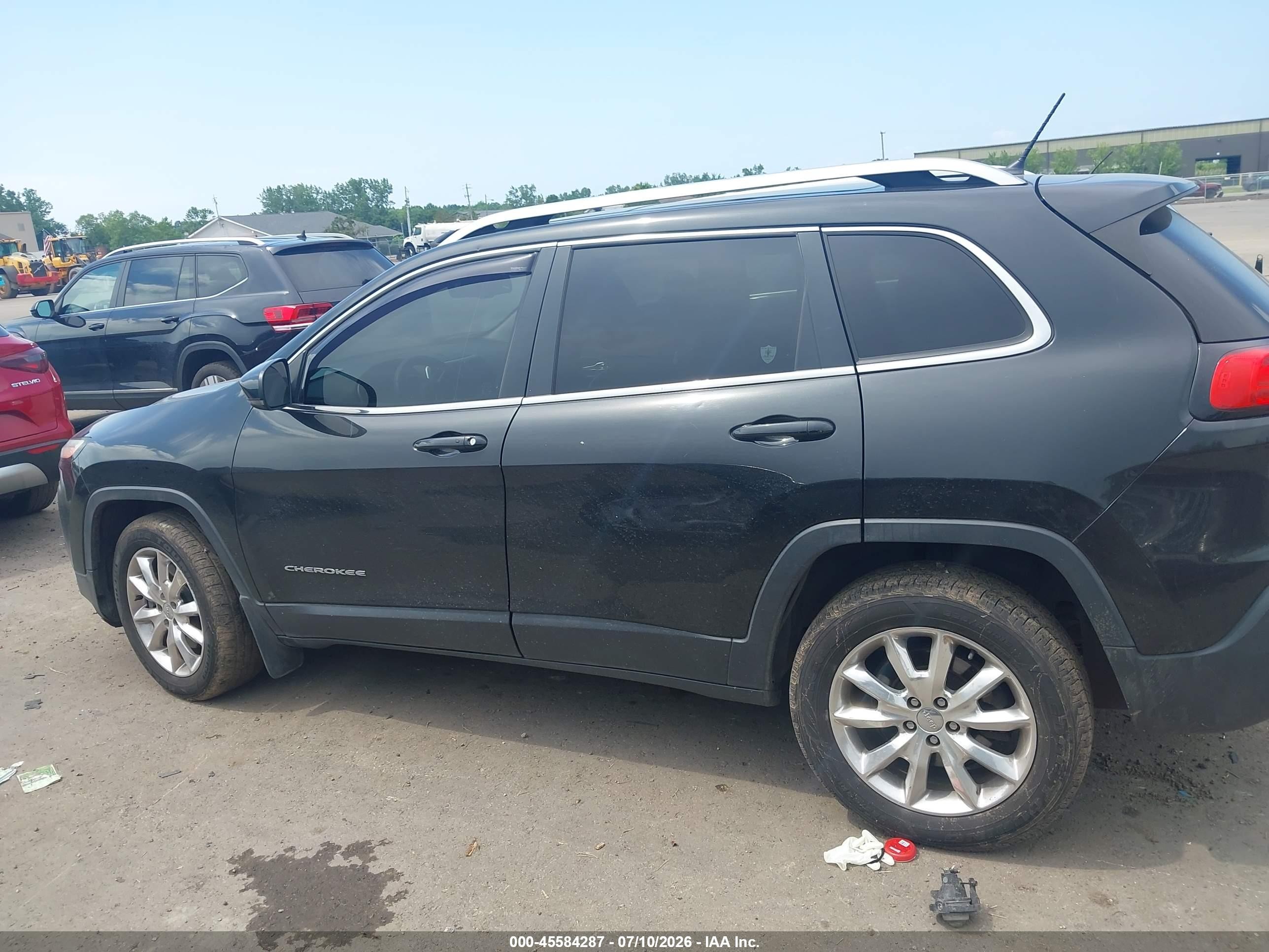 2014 Jeep Cherokee Limited Черный vin: 1C4PJMDS6EW210606
