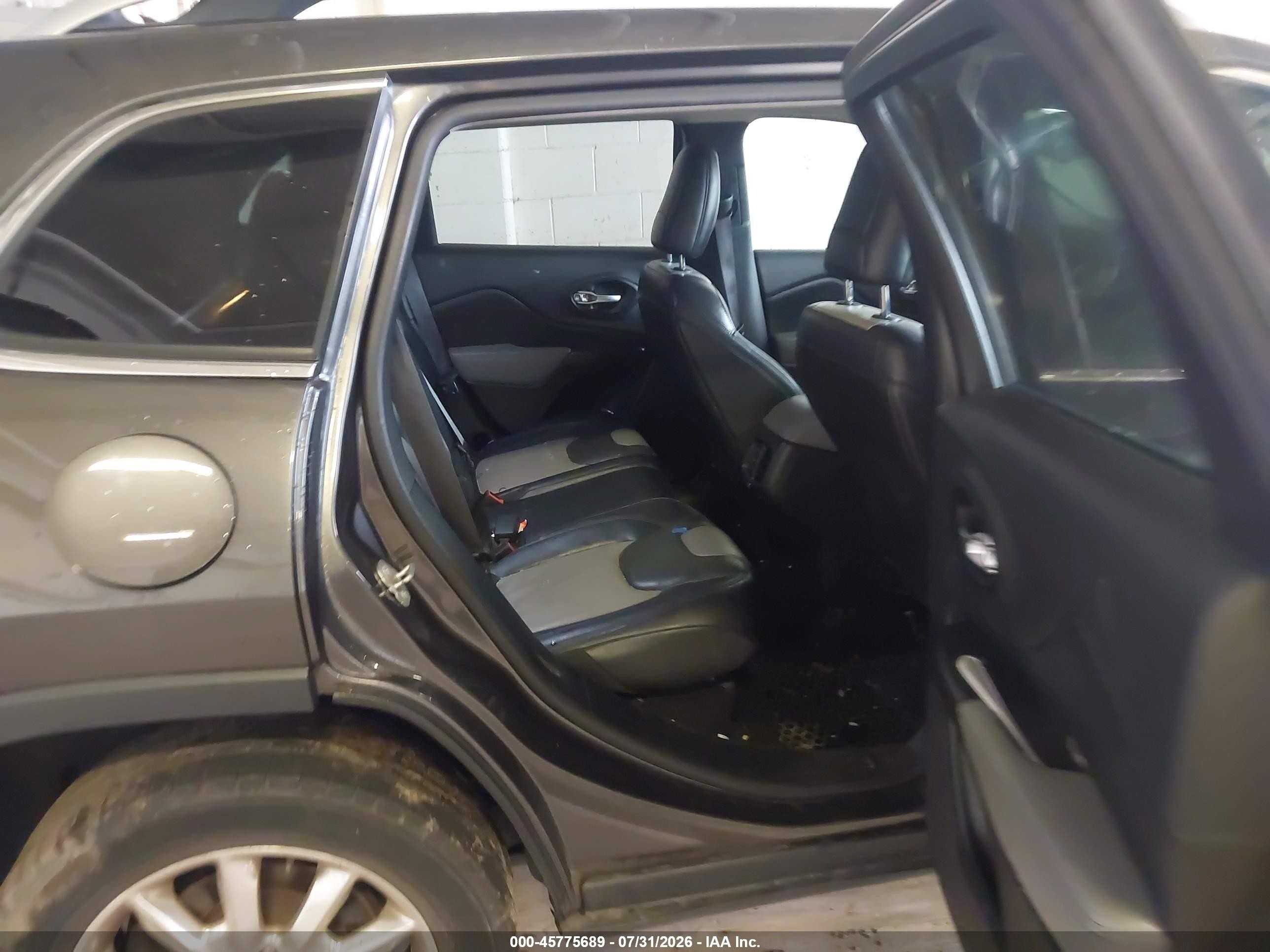 2014 Jeep Cherokee Limited Gray vin: 1C4PJMDS6EW242665