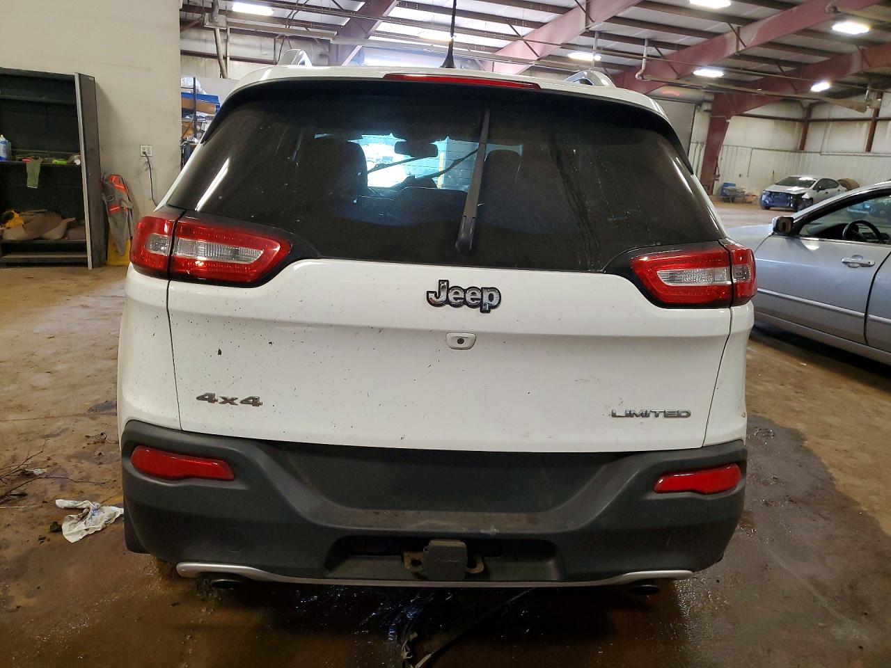 2014 Jeep Cherokee Limited White vin: 1C4PJMDS6EW278288
