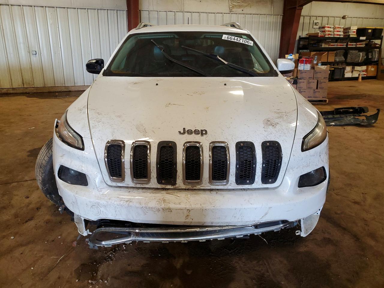 2014 Jeep Cherokee Limited White vin: 1C4PJMDS6EW278288