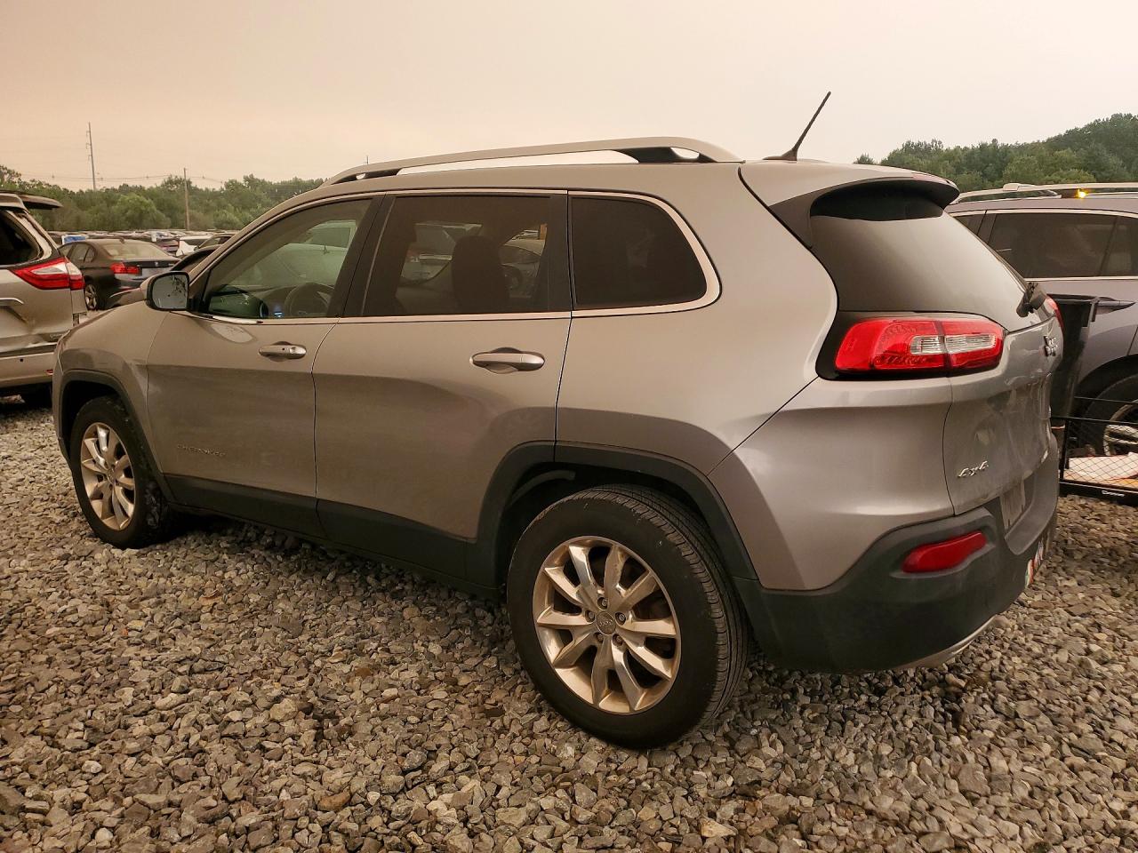 2015 Jeep Cherokee Limited Серебряный vin: 1C4PJMDS6FW647572