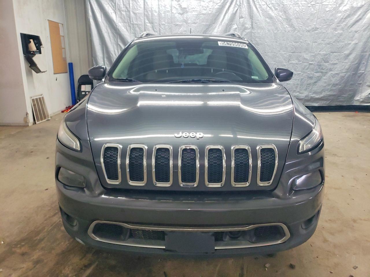 2015 Jeep Cherokee Limited Silver vin: 1C4PJMDS6FW660158