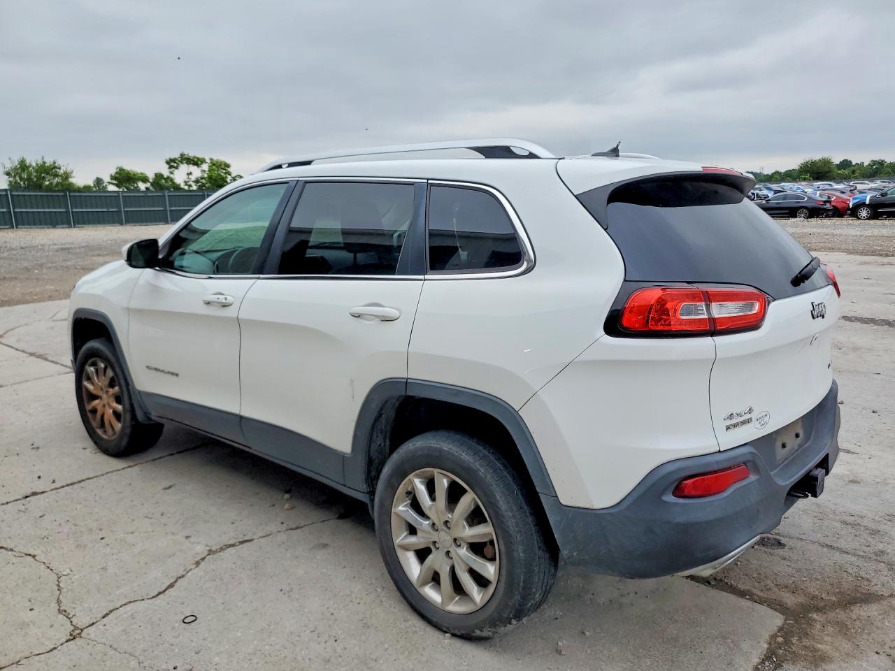 2015 Jeep Cherokee Limited White vin: 1C4PJMDS6FW667966