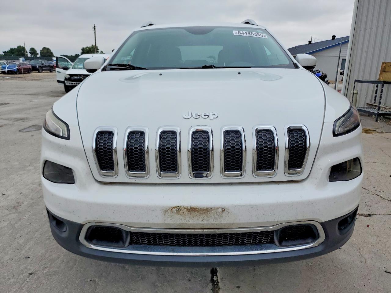 2015 Jeep Cherokee Limited White vin: 1C4PJMDS6FW667966