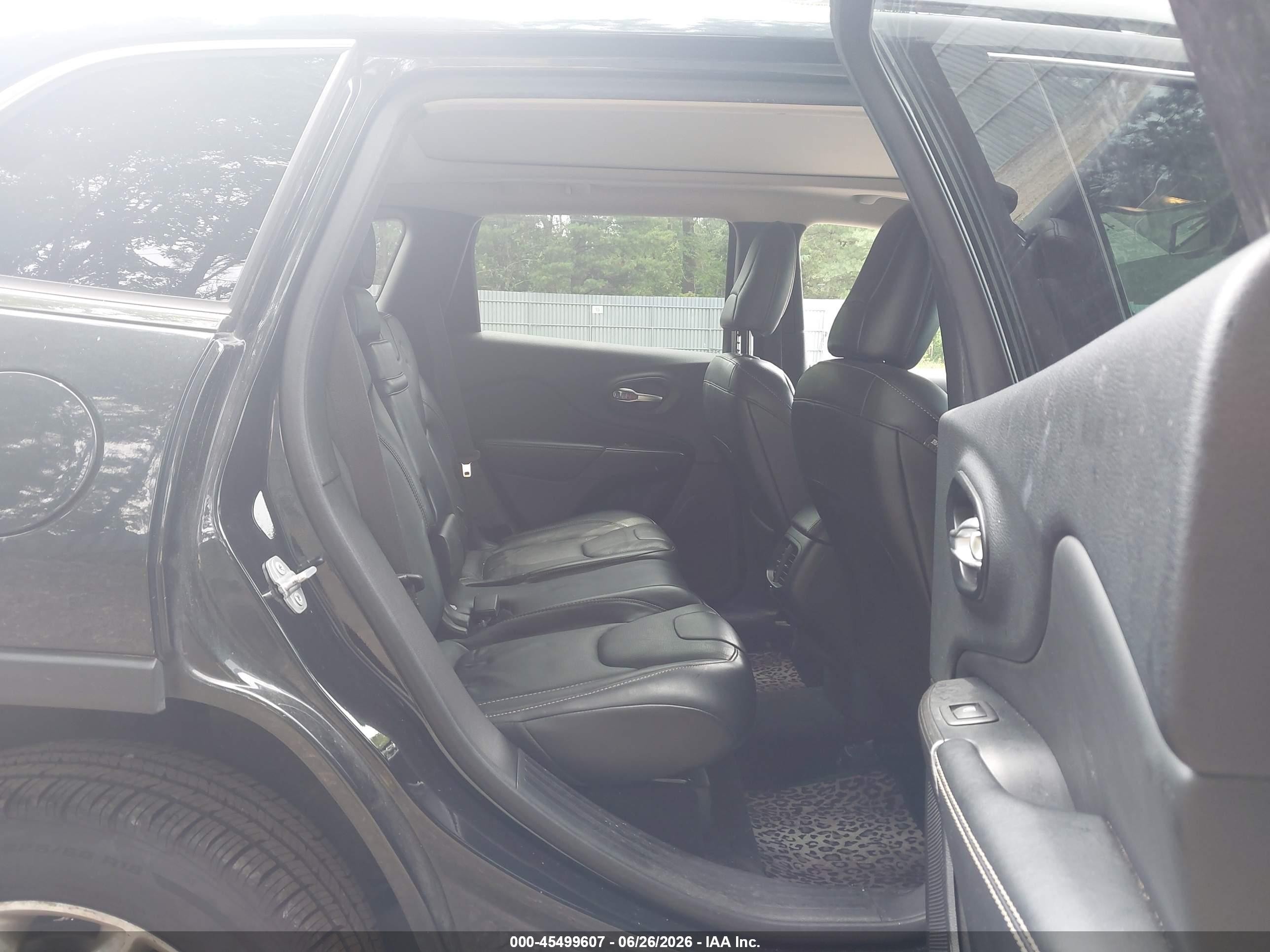 2015 Jeep Cherokee Limited Black vin: 1C4PJMDS6FW675985