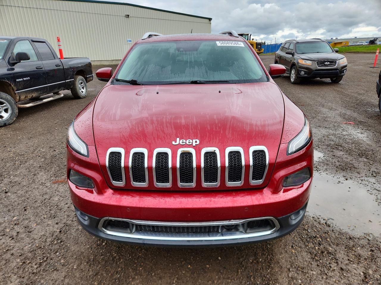 2015 Jeep Cherokee Limited Red vin: 1C4PJMDS6FW680829