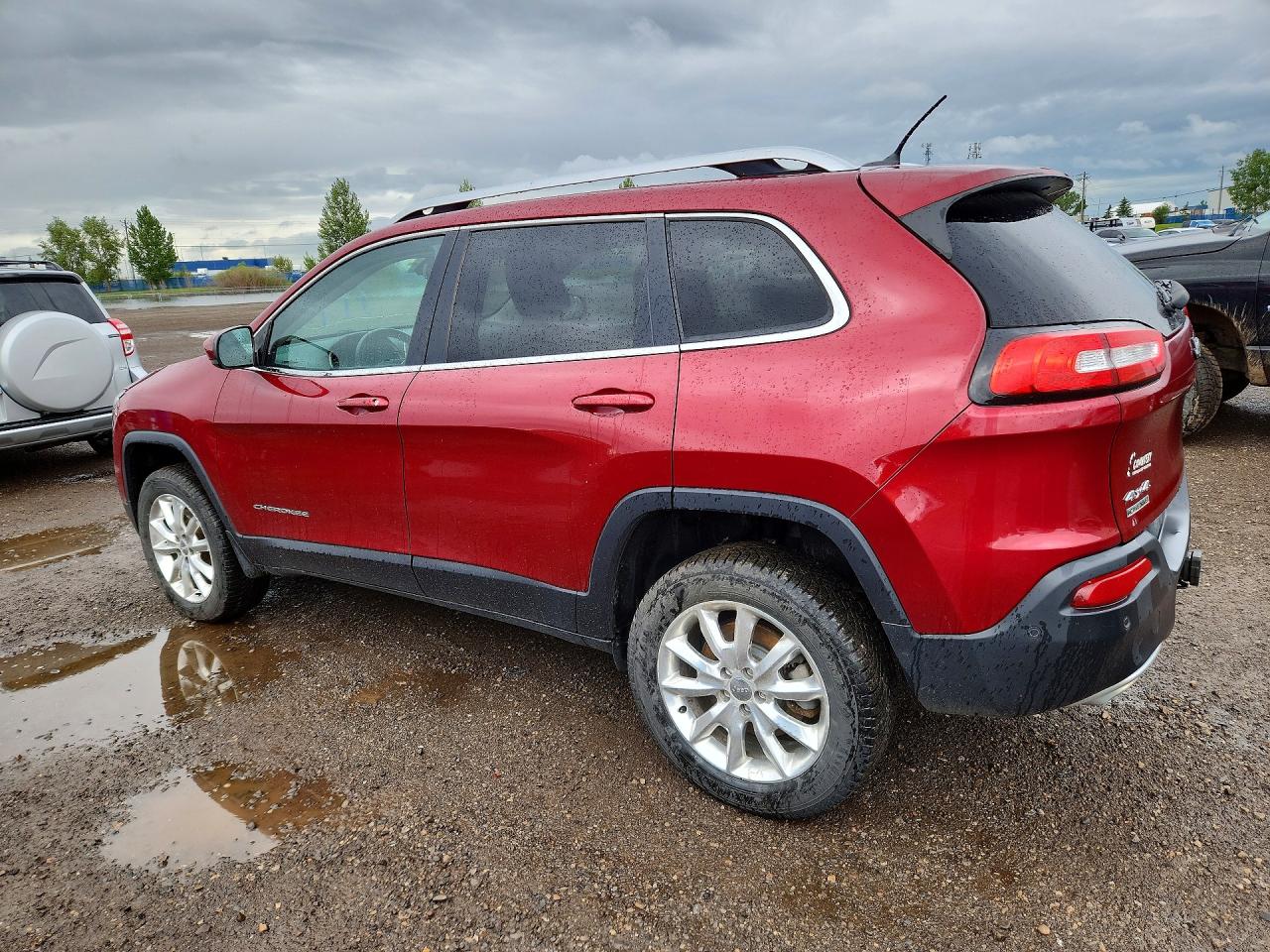 2015 Jeep Cherokee Limited Red vin: 1C4PJMDS6FW680829
