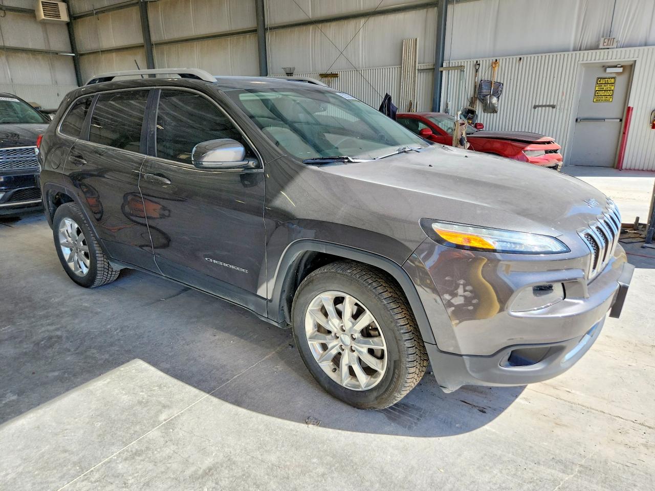 2015 Jeep Cherokee Limited Charcoal vin: 1C4PJMDS6FW681527