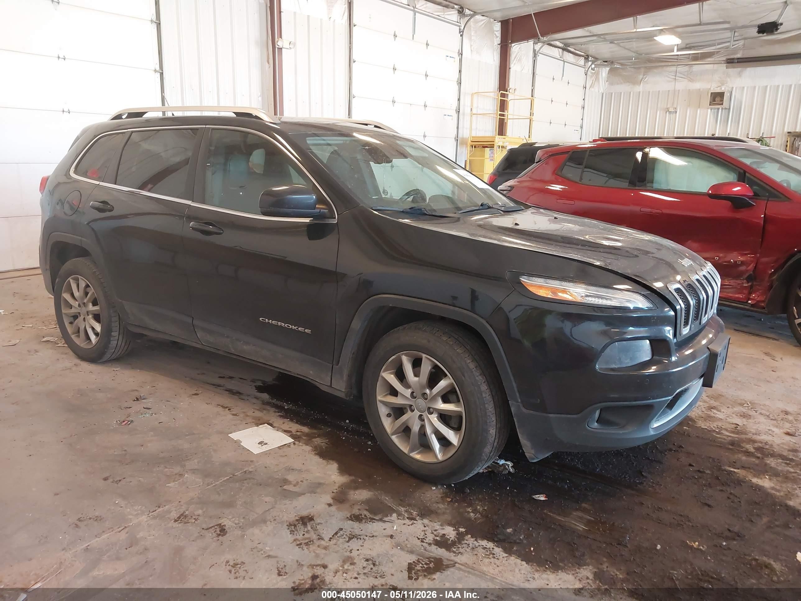 2015 Jeep Cherokee Limited Черный vin: 1C4PJMDS6FW685738