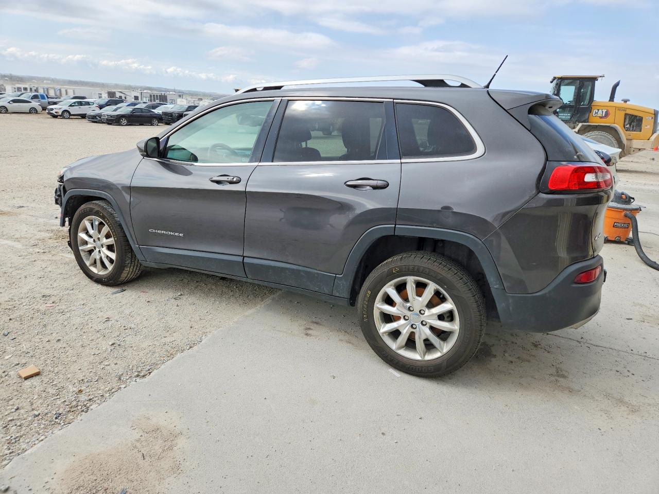 2015 Jeep Cherokee Limited Charcoal vin: 1C4PJMDS6FW698506