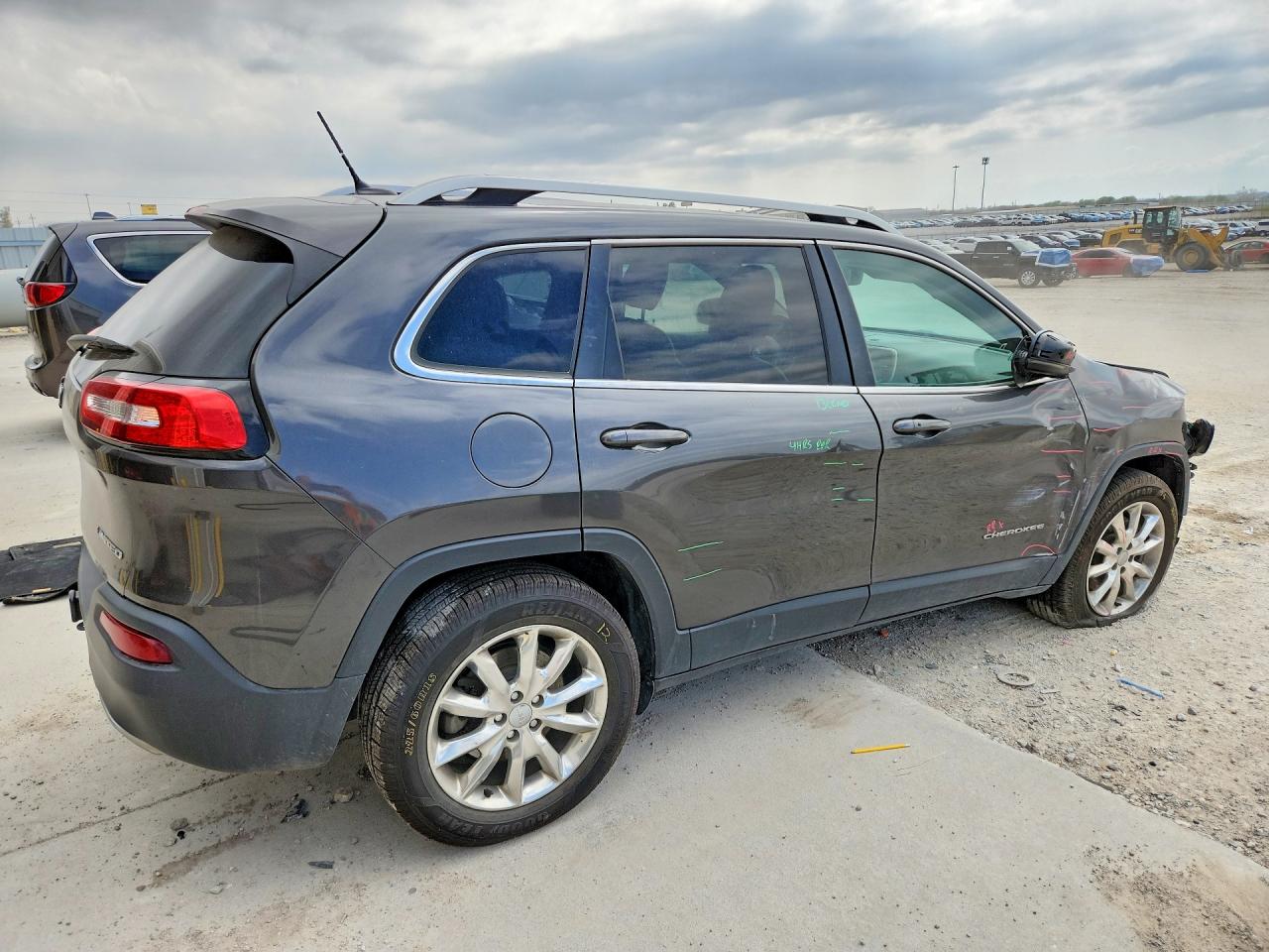 2015 Jeep Cherokee Limited Charcoal vin: 1C4PJMDS6FW698506