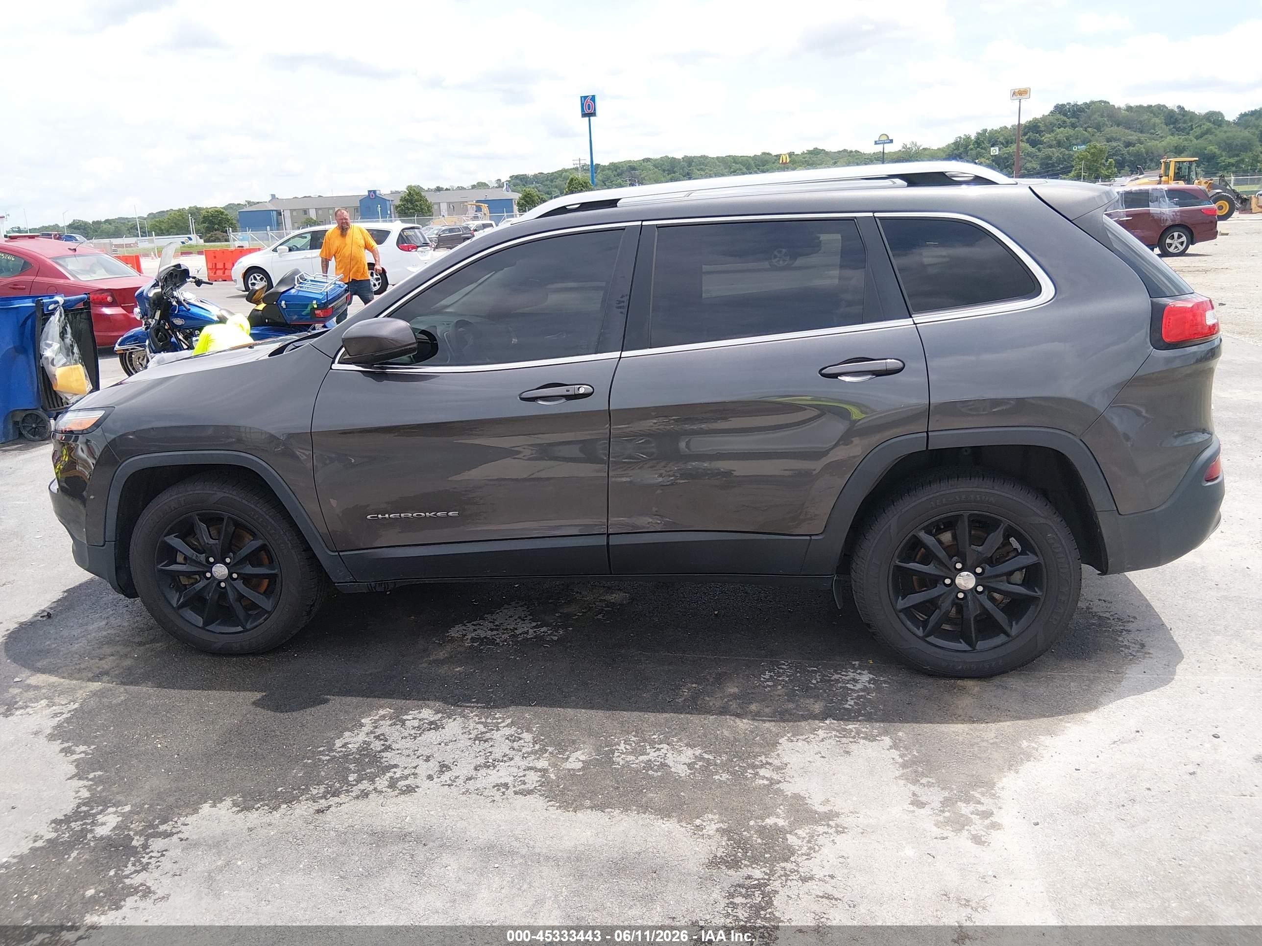 2015 Jeep Cherokee Limited Gray vin: 1C4PJMDS6FW704773