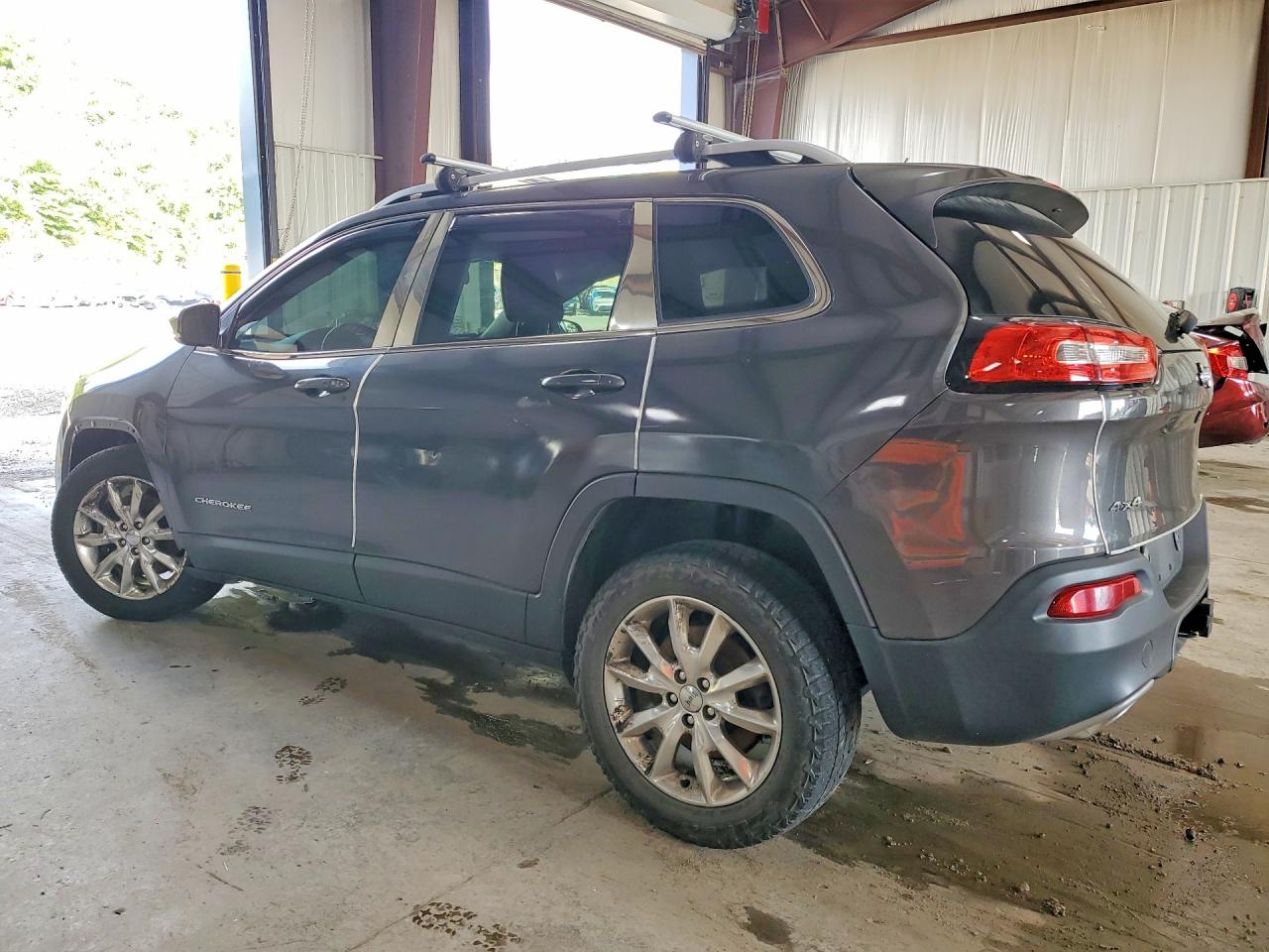 2015 Jeep Cherokee Limited Серый vin: 1C4PJMDS6FW705518