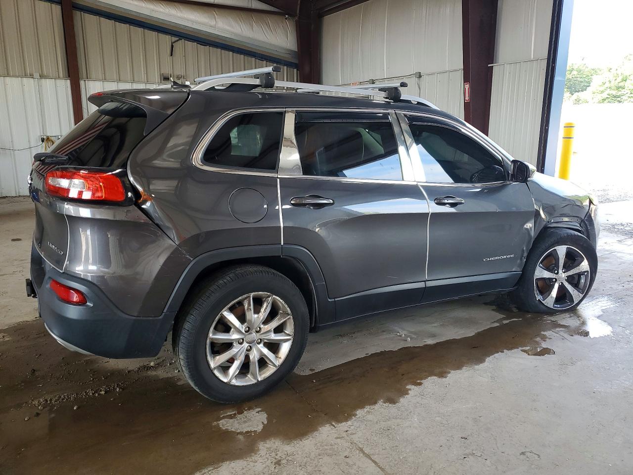 2015 Jeep Cherokee Limited Серый vin: 1C4PJMDS6FW705518