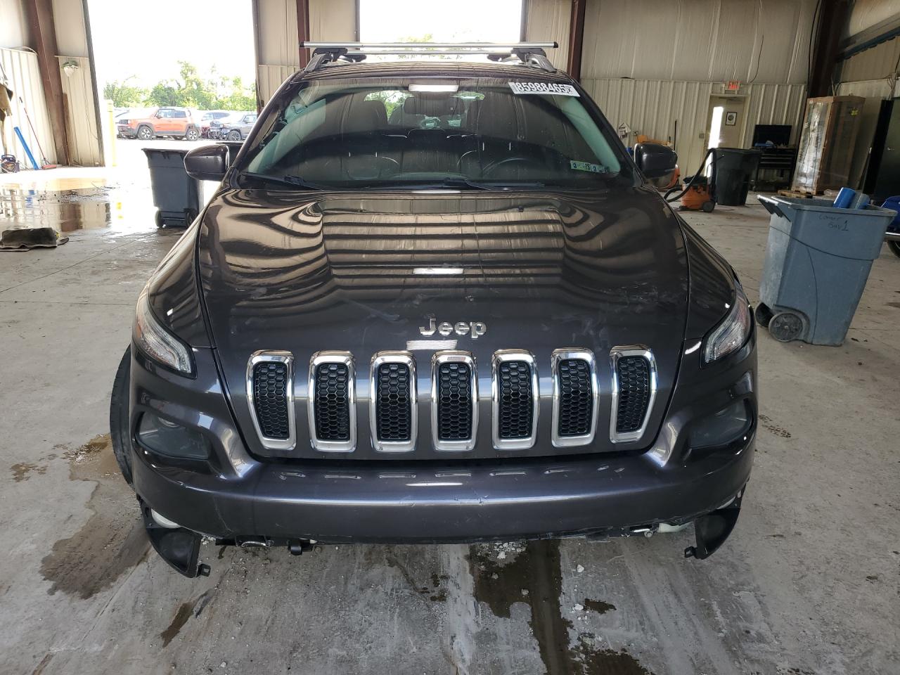 2015 Jeep Cherokee Limited Серый vin: 1C4PJMDS6FW705518 Damage: Hood, Chipped, 10 Or More