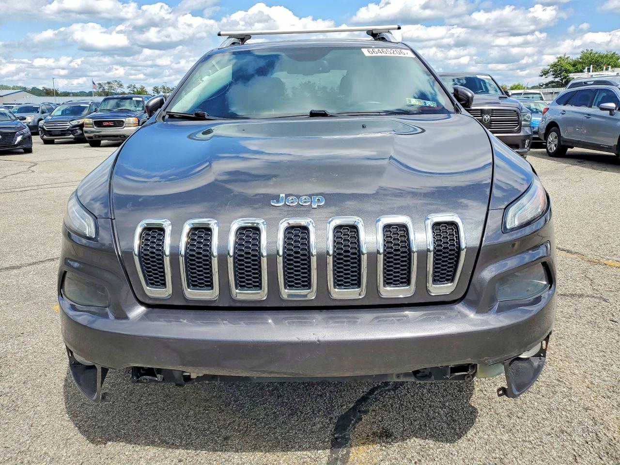 2015 Jeep Cherokee Limited Gray vin: 1C4PJMDS6FW705518