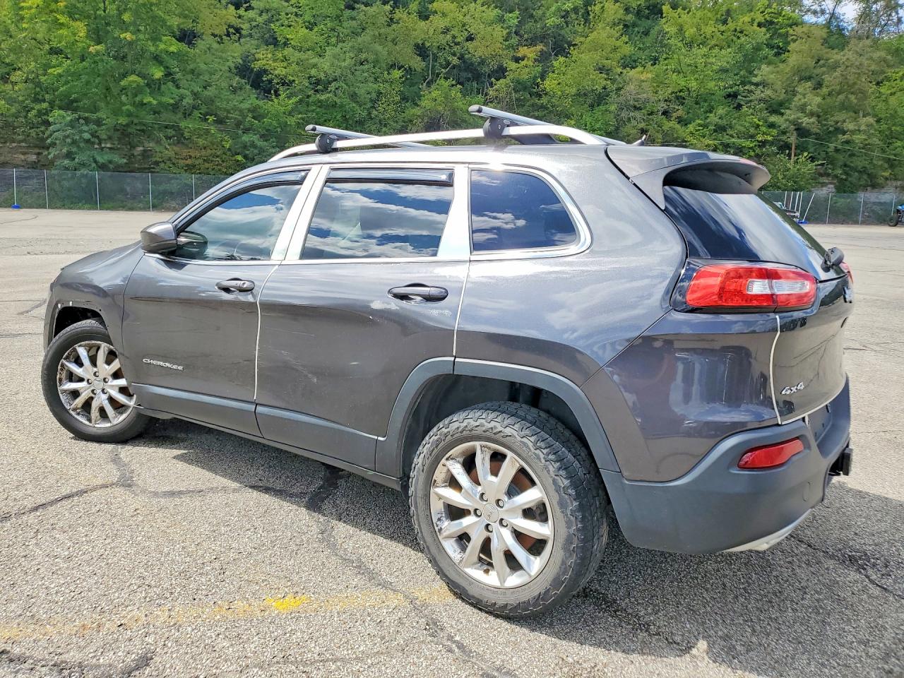 2015 Jeep Cherokee Limited Gray vin: 1C4PJMDS6FW705518