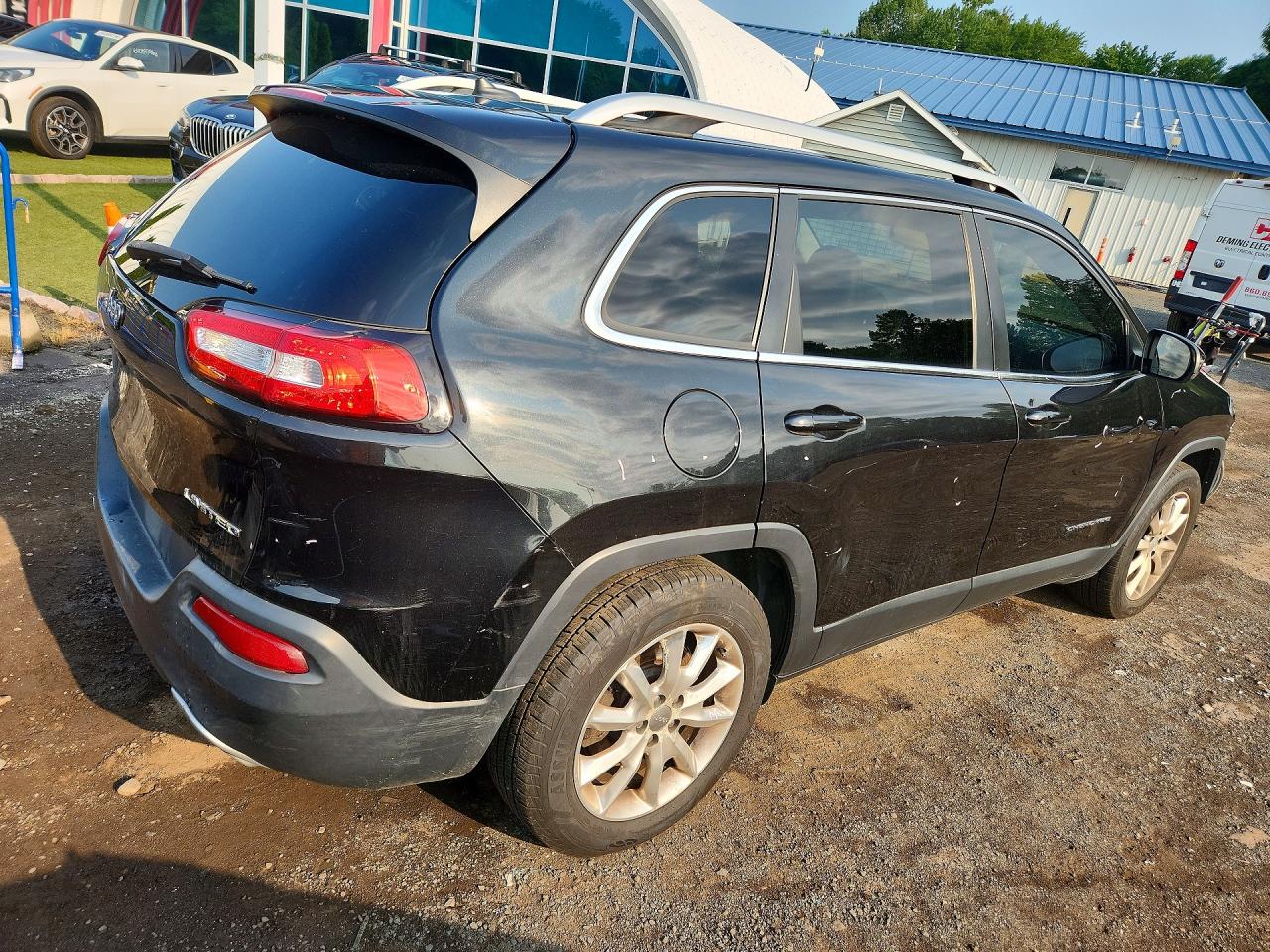 2015 Jeep Cherokee Limited Черный vin: 1C4PJMDS6FW736252