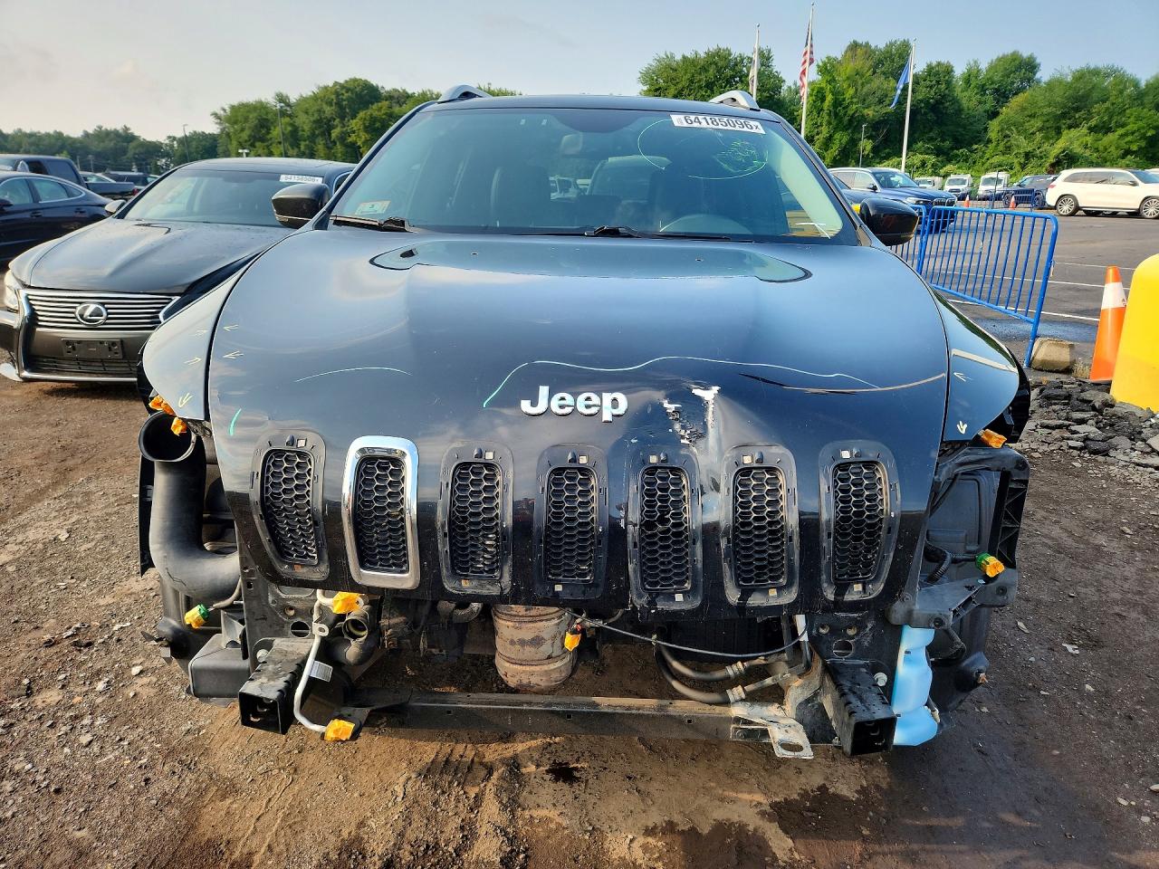 2015 Jeep Cherokee Limited Черный vin: 1C4PJMDS6FW736252