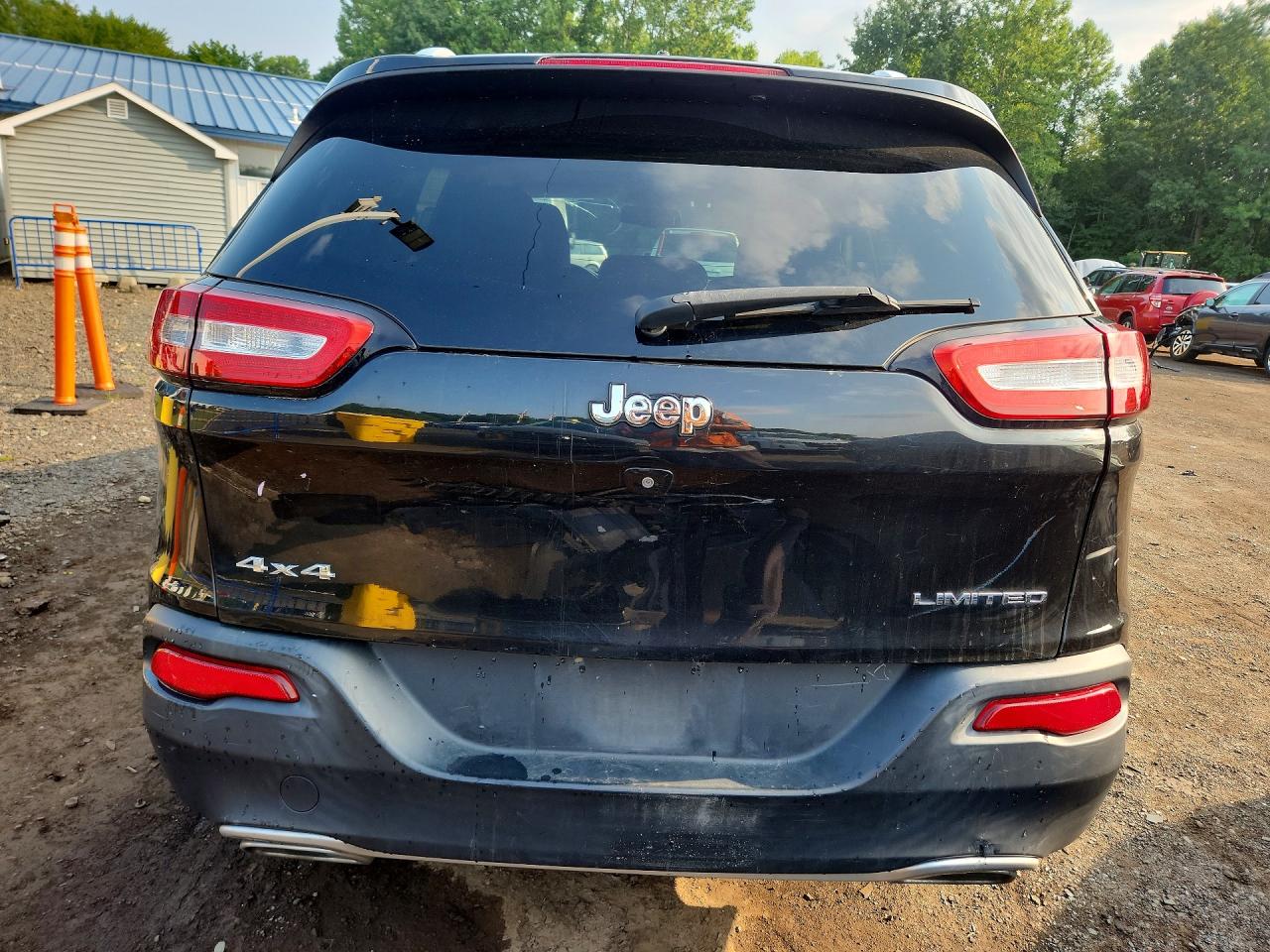 2015 Jeep Cherokee Limited Черный vin: 1C4PJMDS6FW736252
