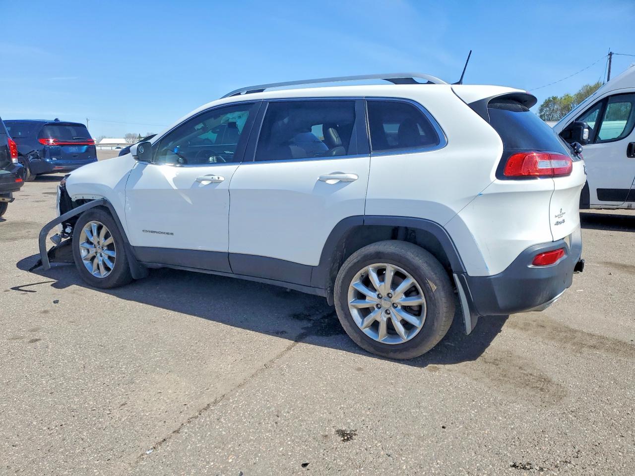 2016 Jeep Cherokee Limited White vin: 1C4PJMDS6GW309686